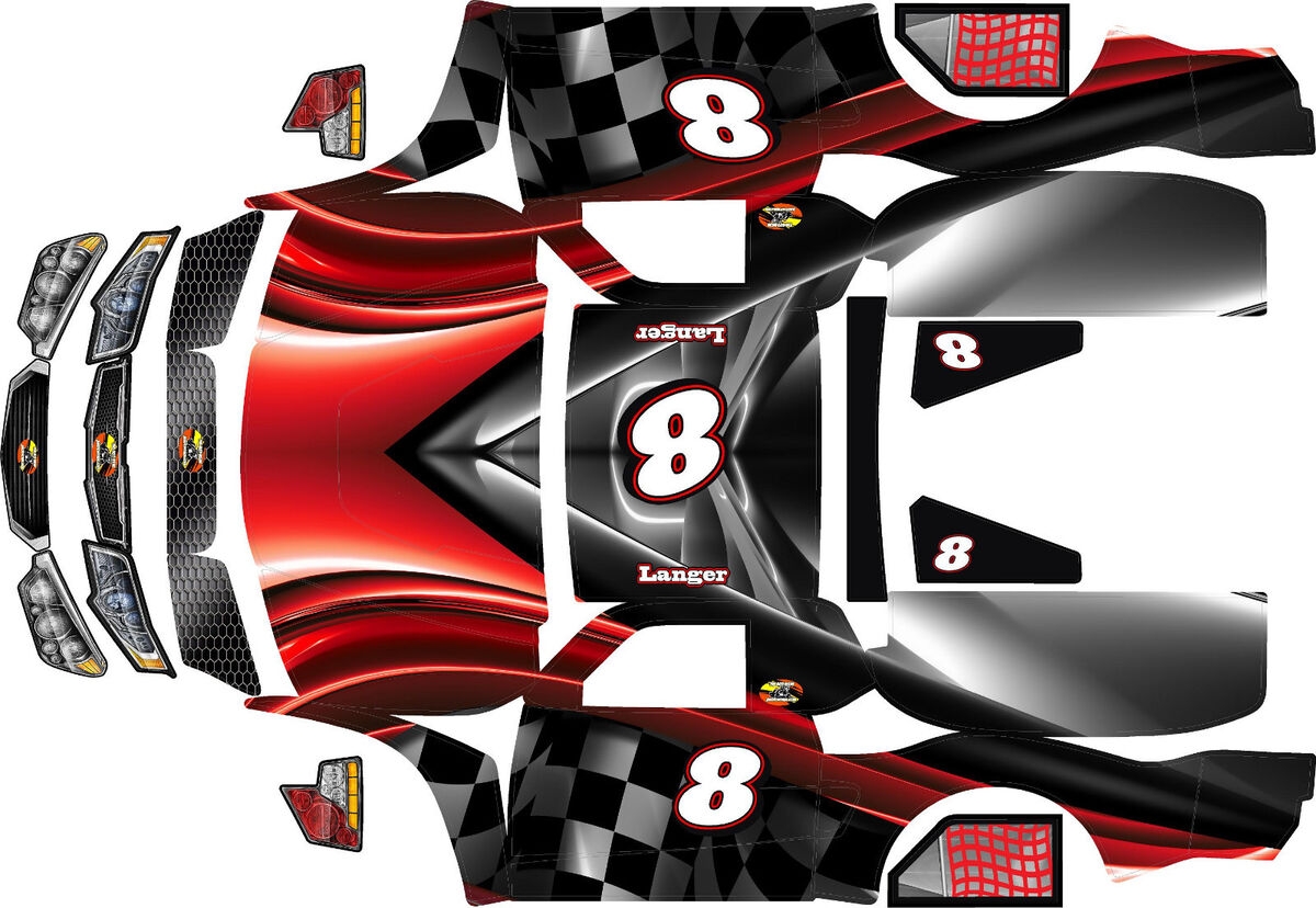 Losi 5ive T Wrap Decals Stickers BRNOUT Kit Team Hoonage Hpi Baja 5t Sc BIG FLEX EBay