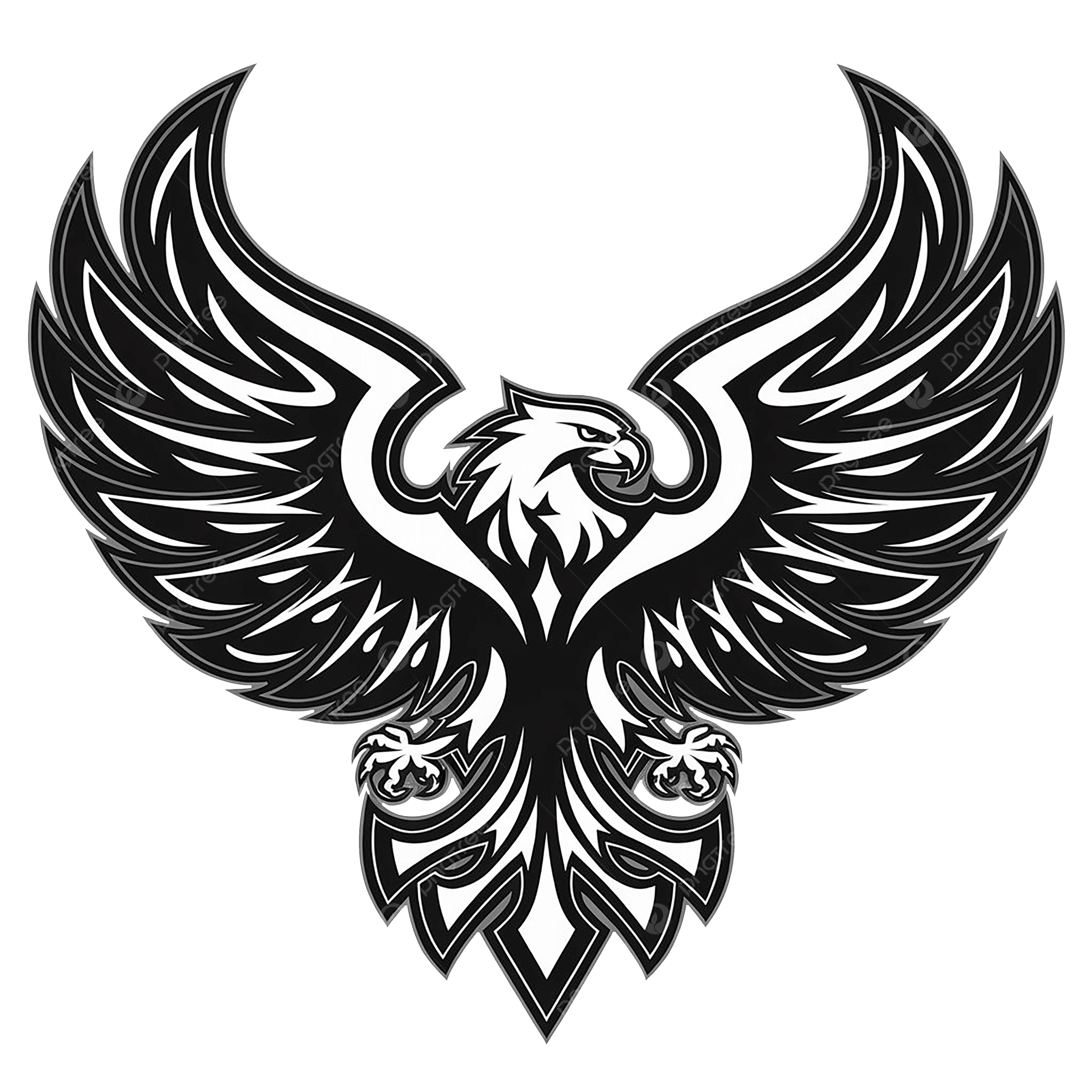 Free Stencils Printable Eagle Tribal