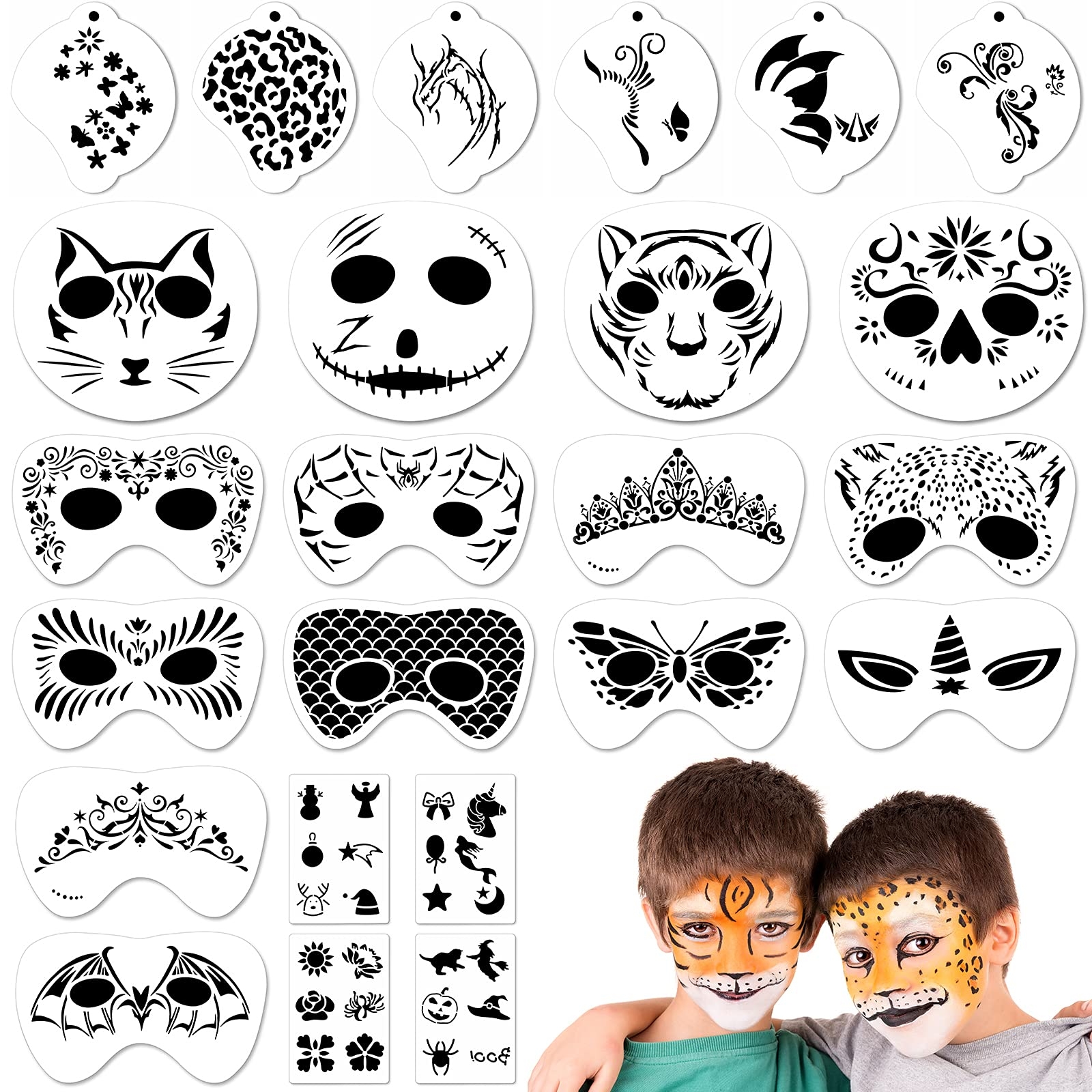 Free Printable Face Painting Stencils
