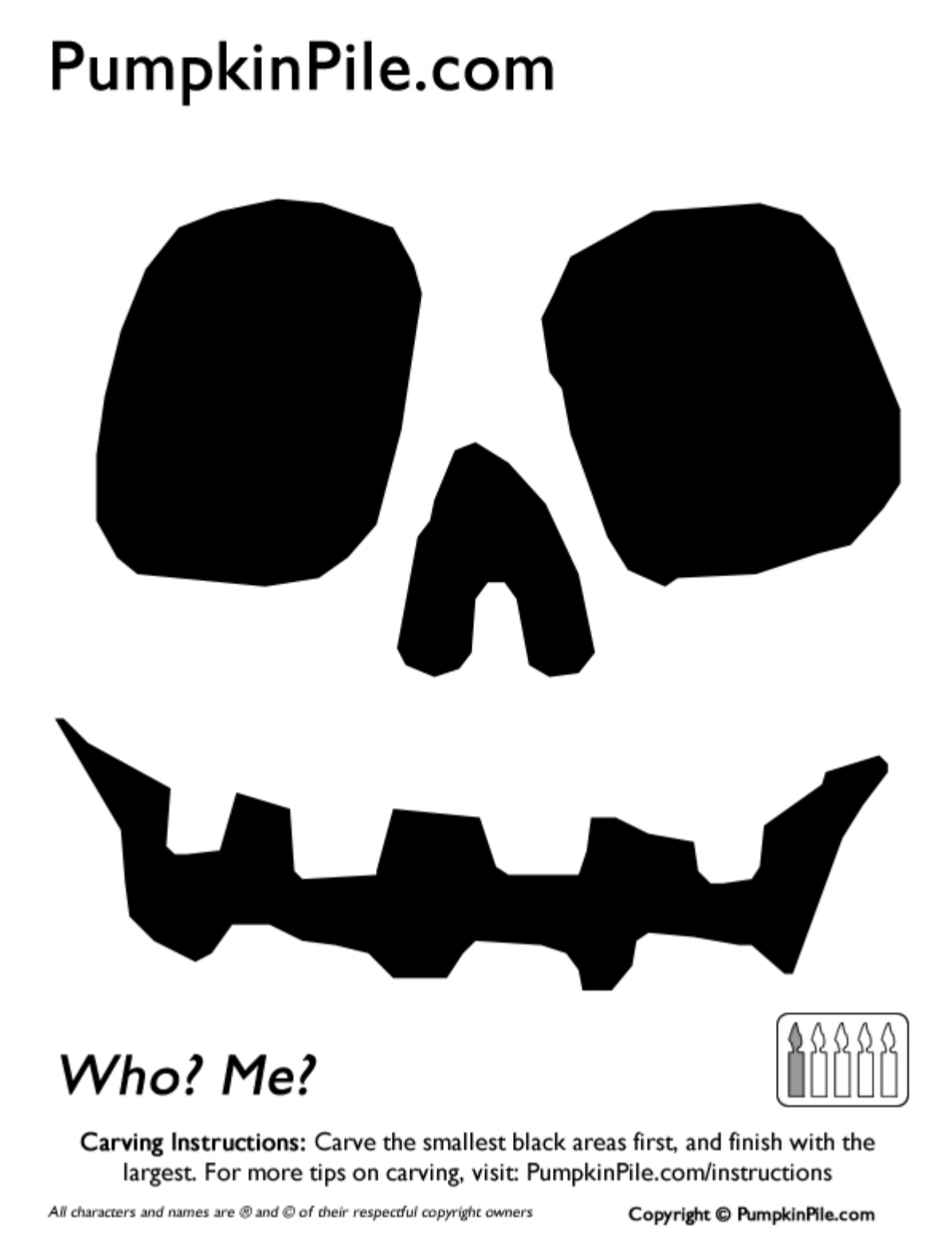 Free Printable Pumpkin Carving Stencils 2016