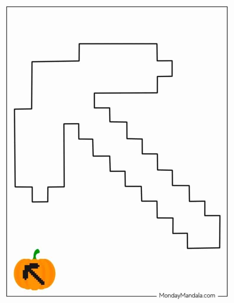 Minecraft Free Stencil Gallery Worksheets Library