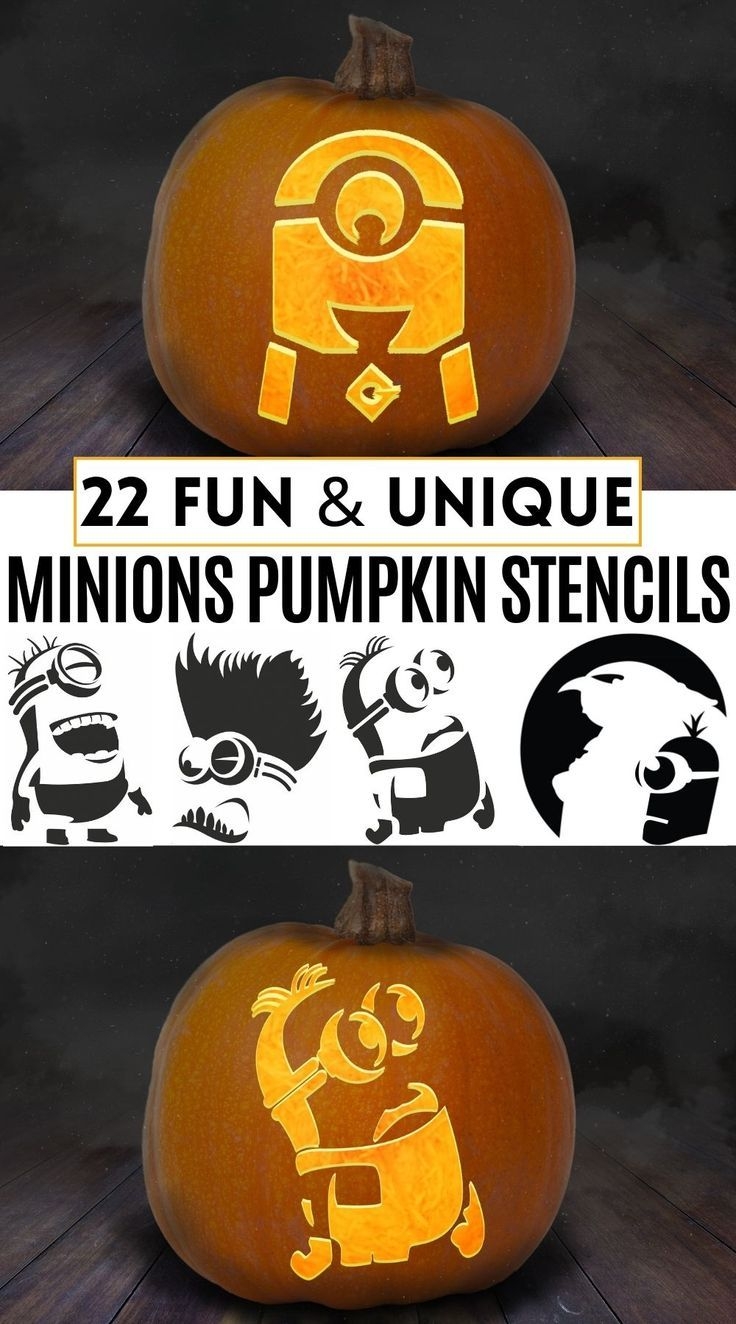 Loony Cartoon Pumpkin Stencils Free Printable