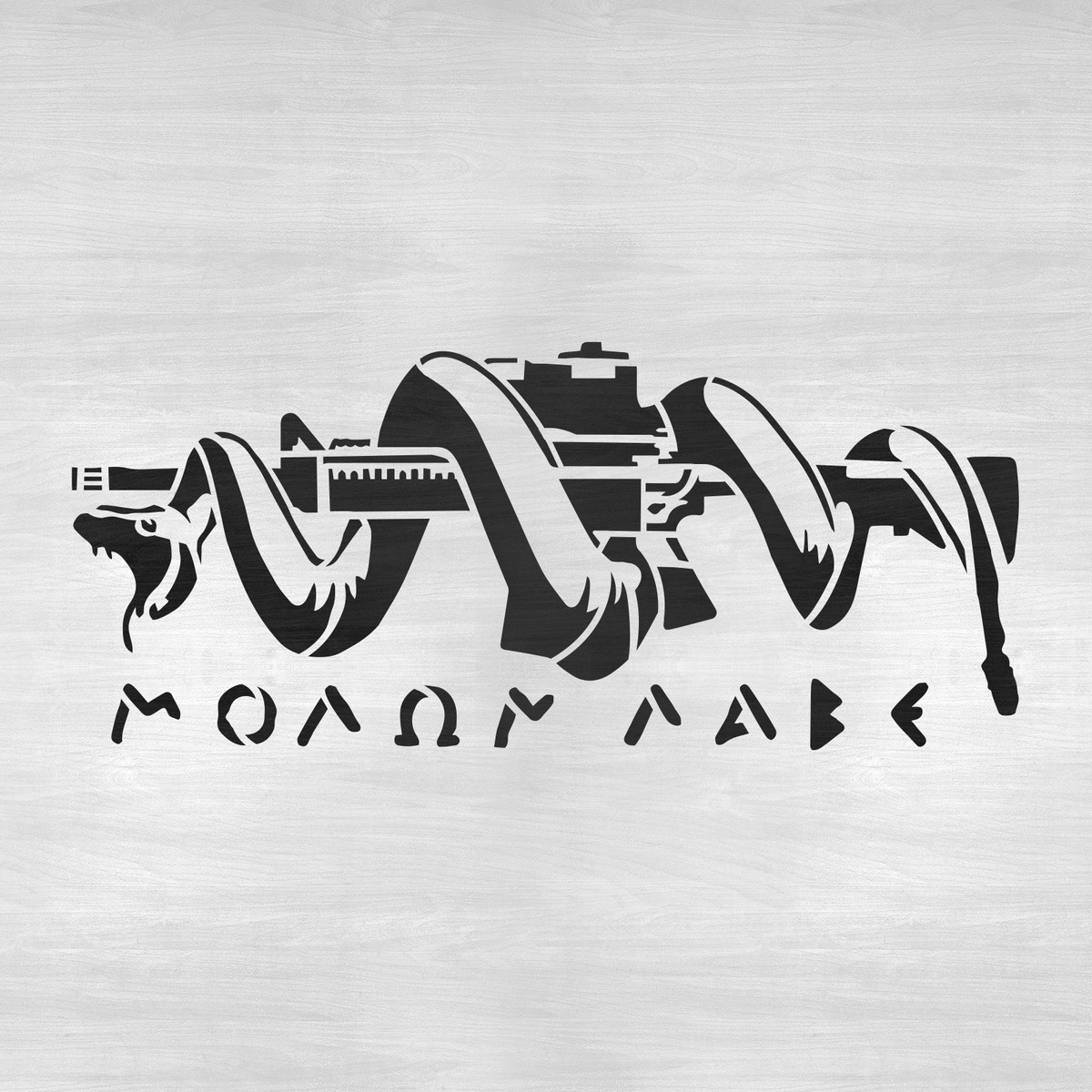 Molon Labe Snake Stencil Durable Reusable Mylar Stencils EBay