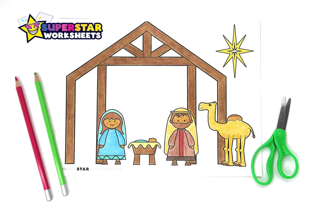Free Printable Nativity Scene Stencils