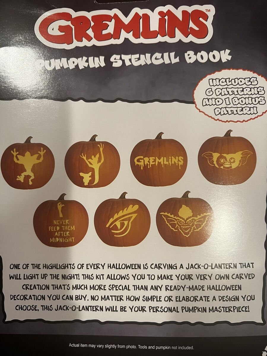 Gremlins Pumpkin Stencils Printable Free