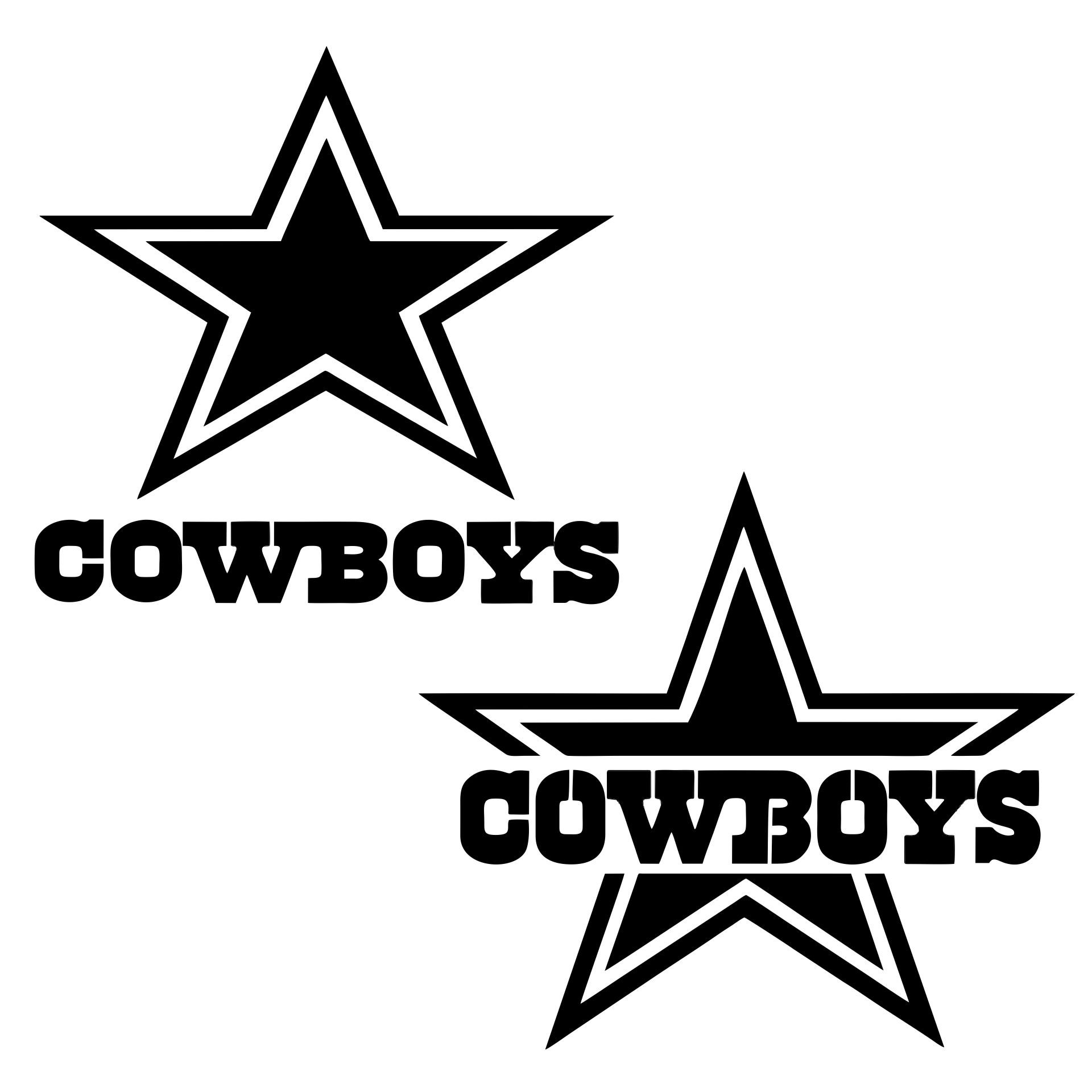 Dallas Cowboys Free Printable Pumpkin Stencil