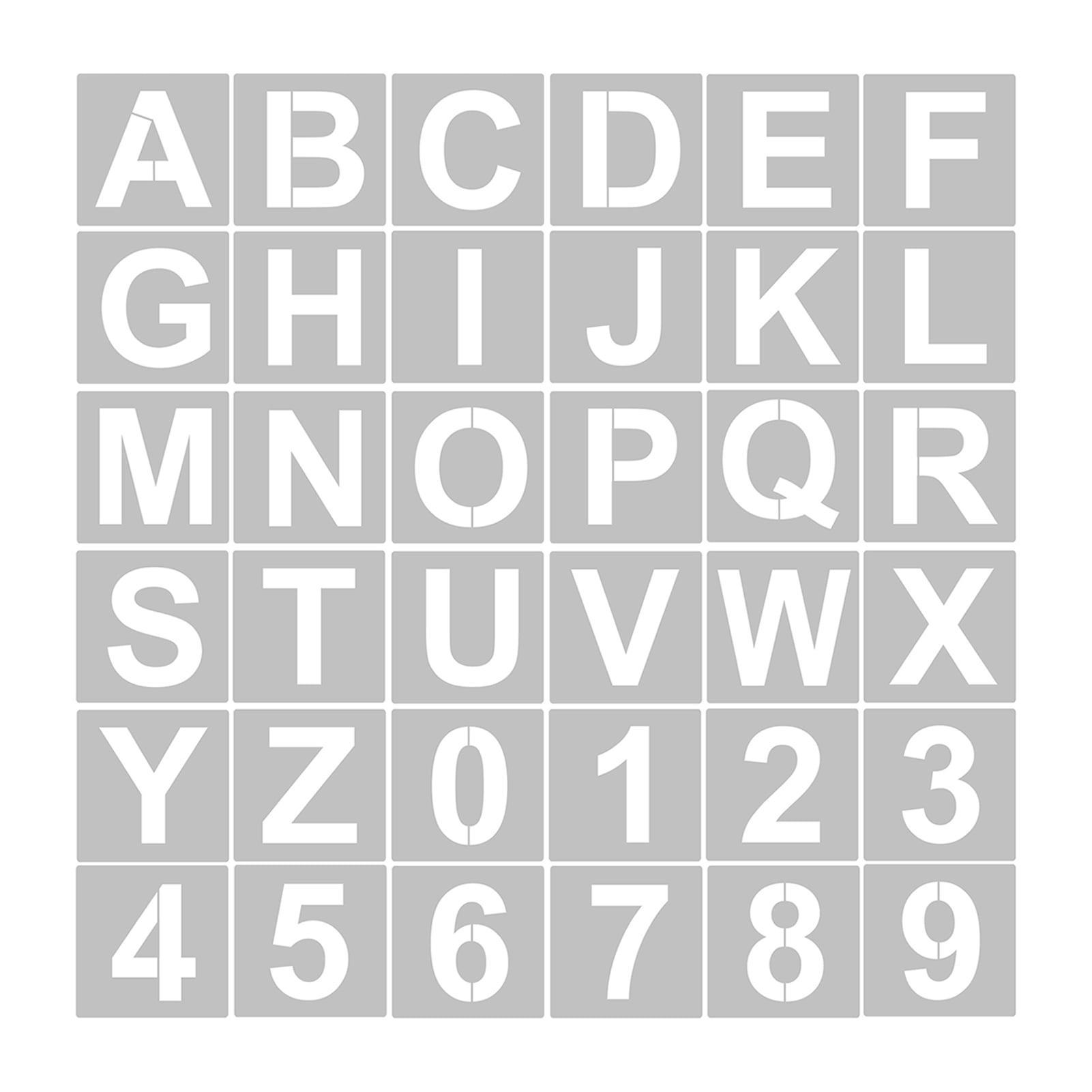 Number Stencils