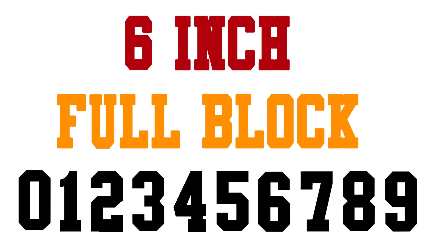 6 Inch Number Stencils Printable Free