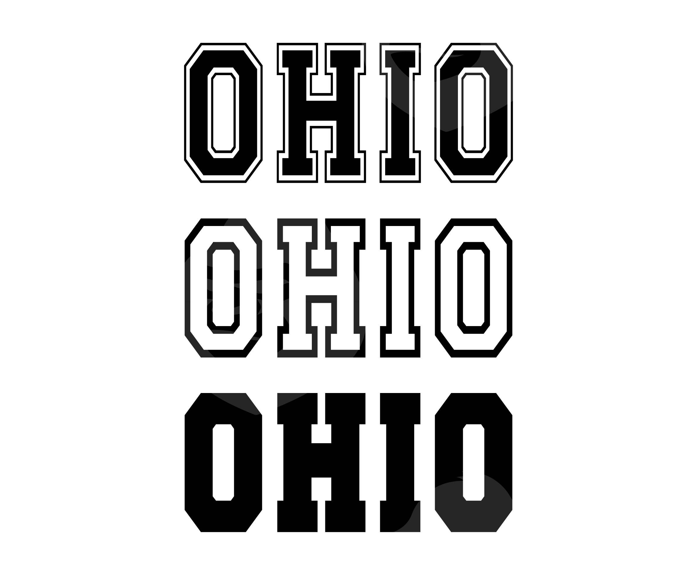 Ohio State Stencil Etsy