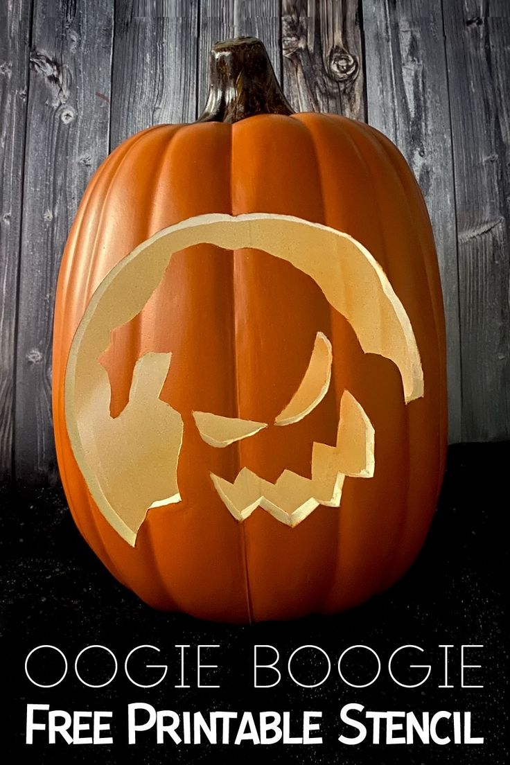 Oogie Boogie Pumpkin Stencils Free Printable