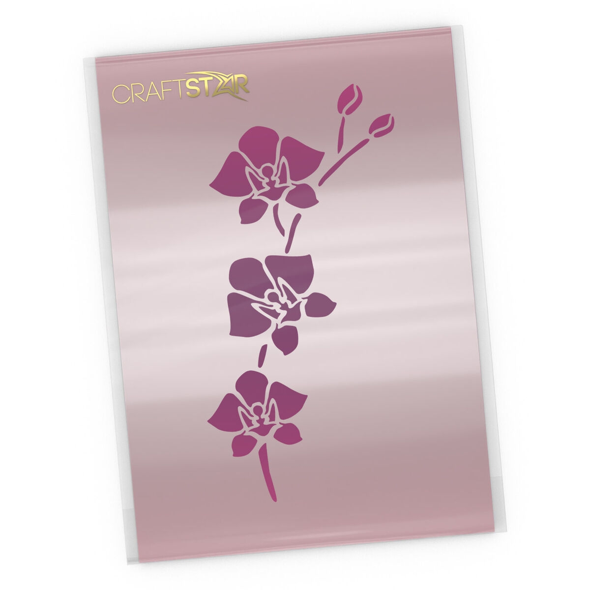 Orchid Stencil Tropical Flowers Airbrush Craft Template EBay