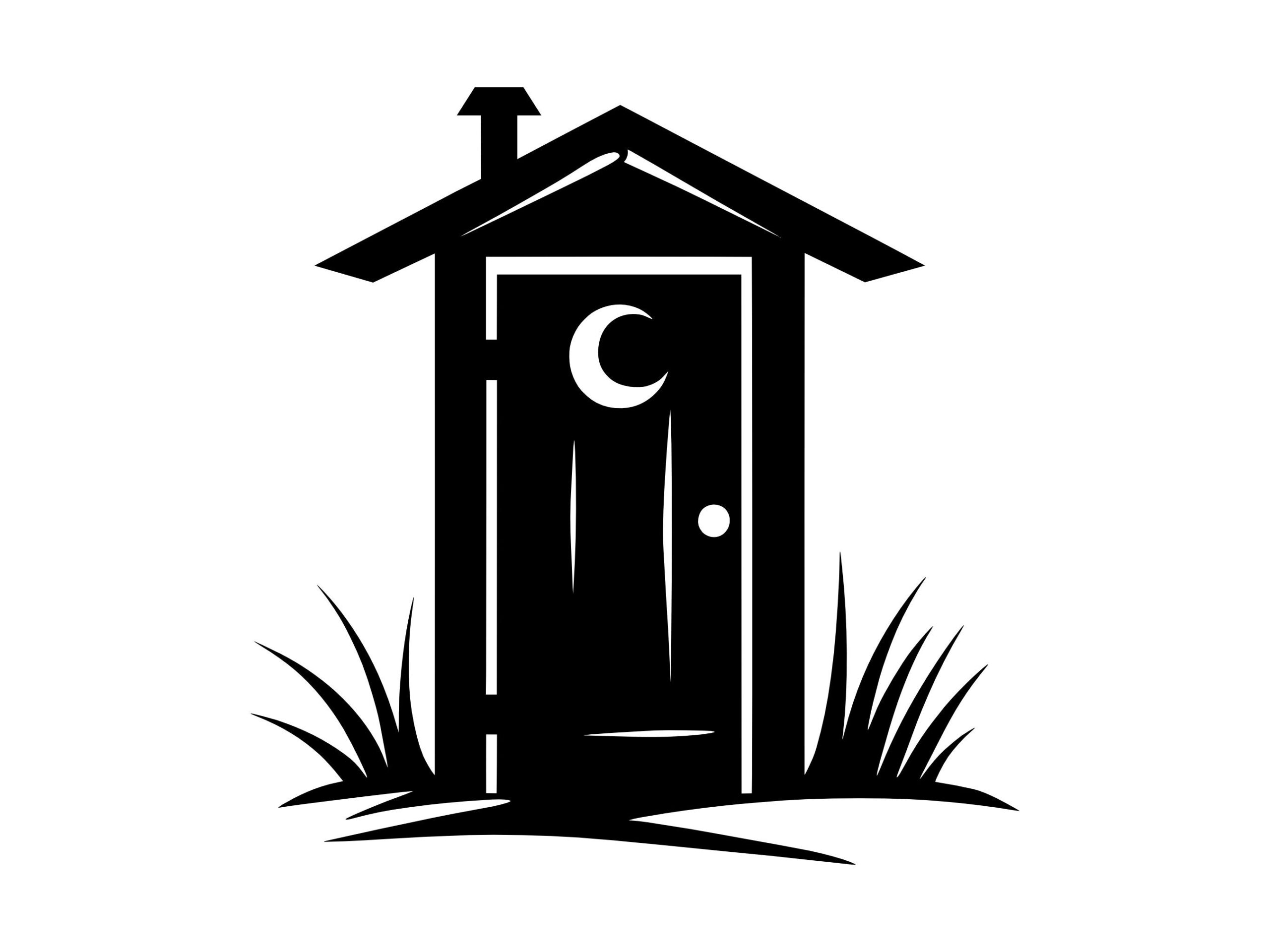 Outhouse SVG Outdoor Toilet Shack Rural Cabin Cottage Silhouette Clip Art Cut File Instant Download Commercial Use Png Jpg Eps Pdf Etsy