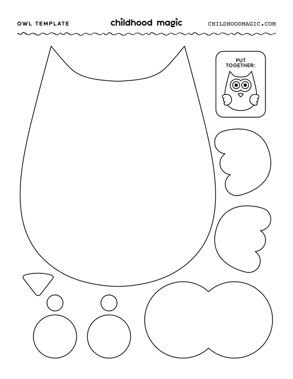 Free Printable Stencils Of An Owl