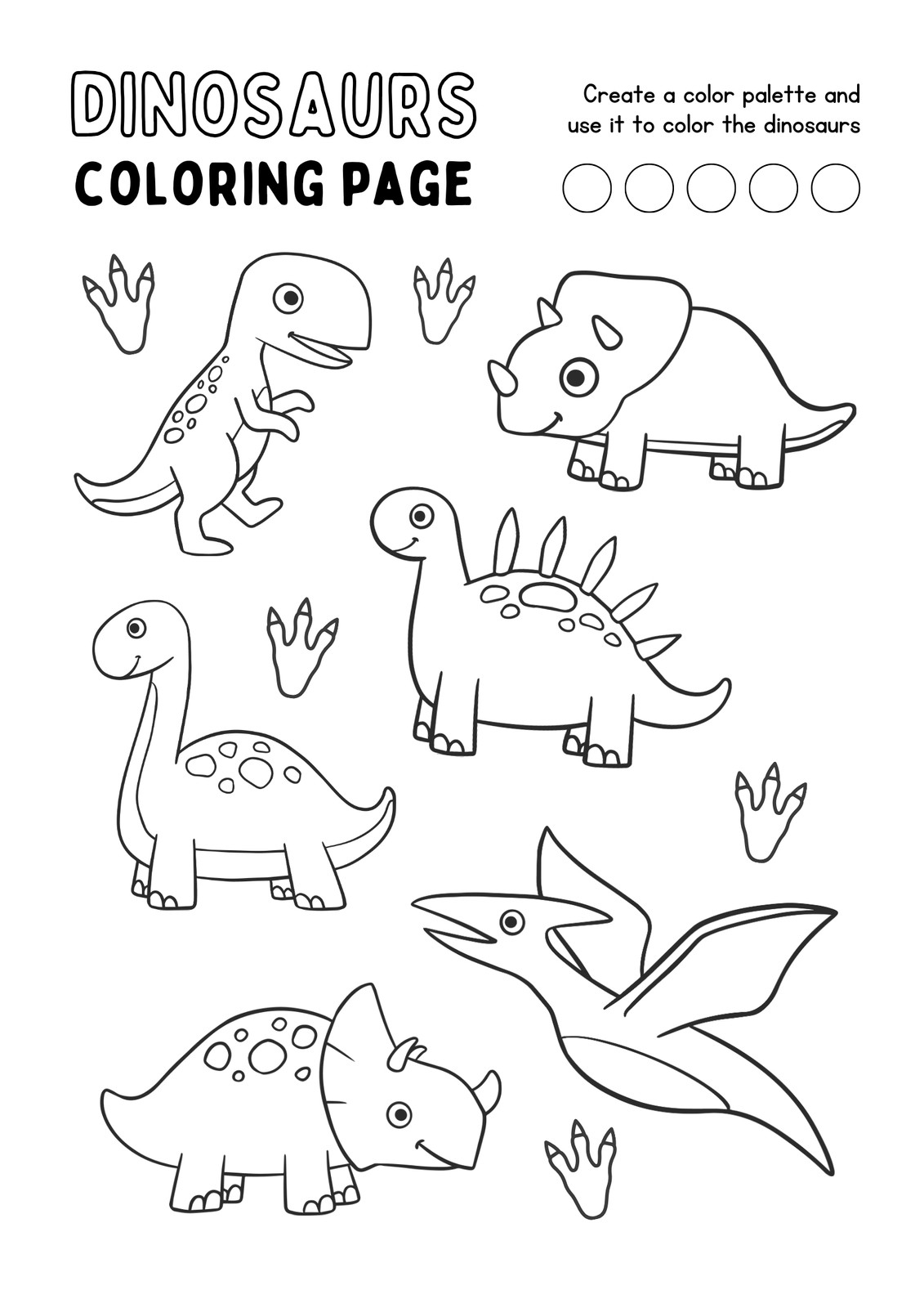 Free Printable Dinosaur Stencils