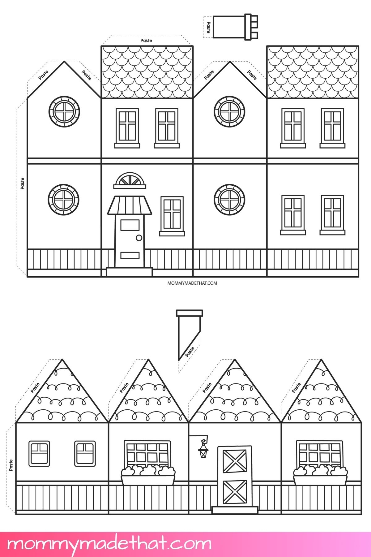 Free Printable House Stencils
