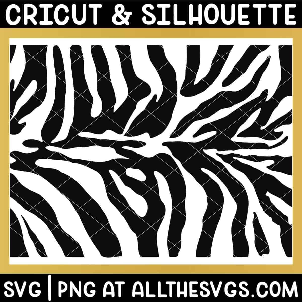 Free Printable Zebra Stripe Stencils