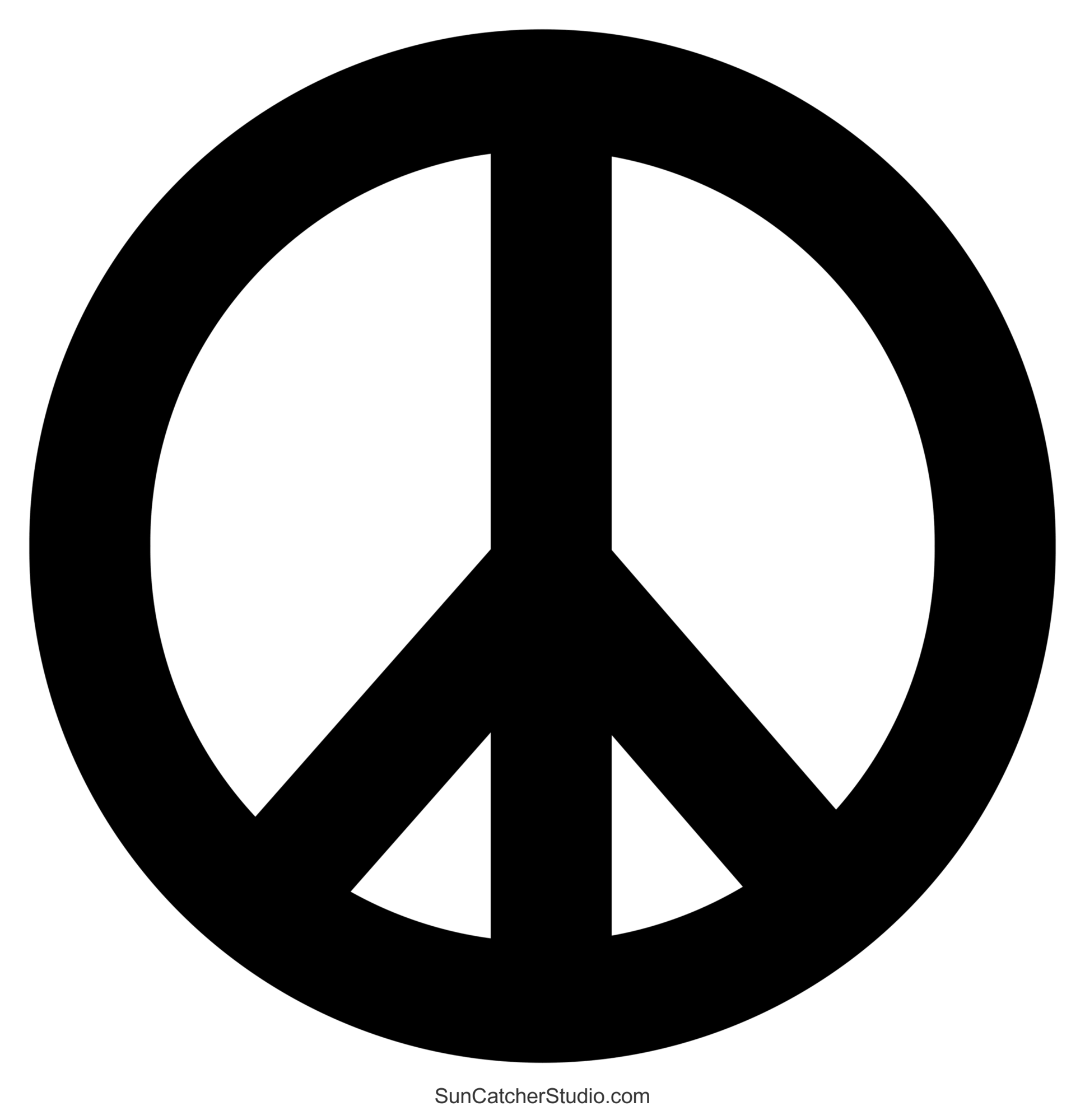 Peace Sign Love And Peace Symbol Clipart Templates Free Printables Monograms Design Tools Patterns DIY Projects