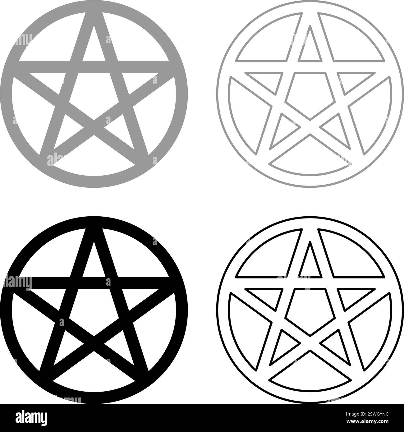 Pentacle Pagan Stock Vector Images Page 2 Alamy