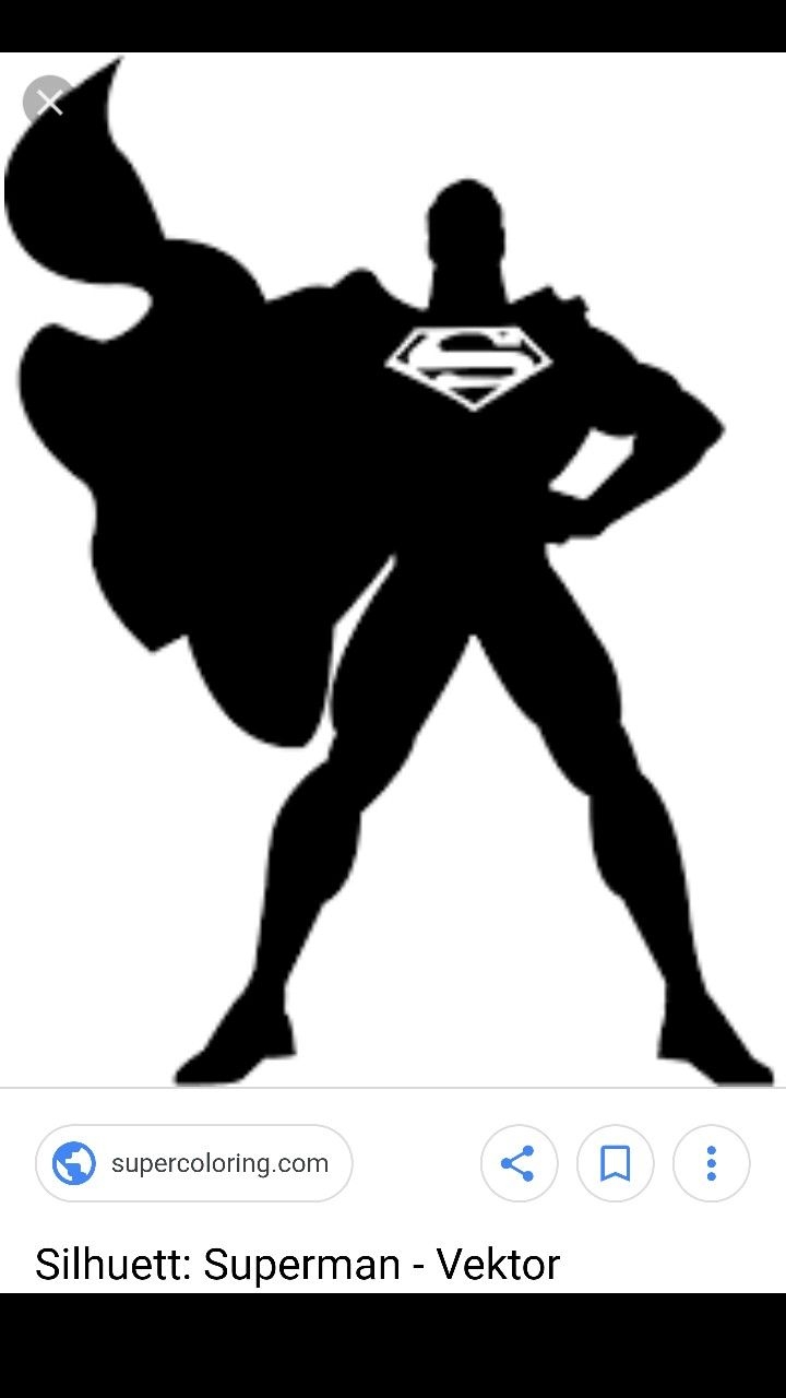 Free Superman Stencil Printable