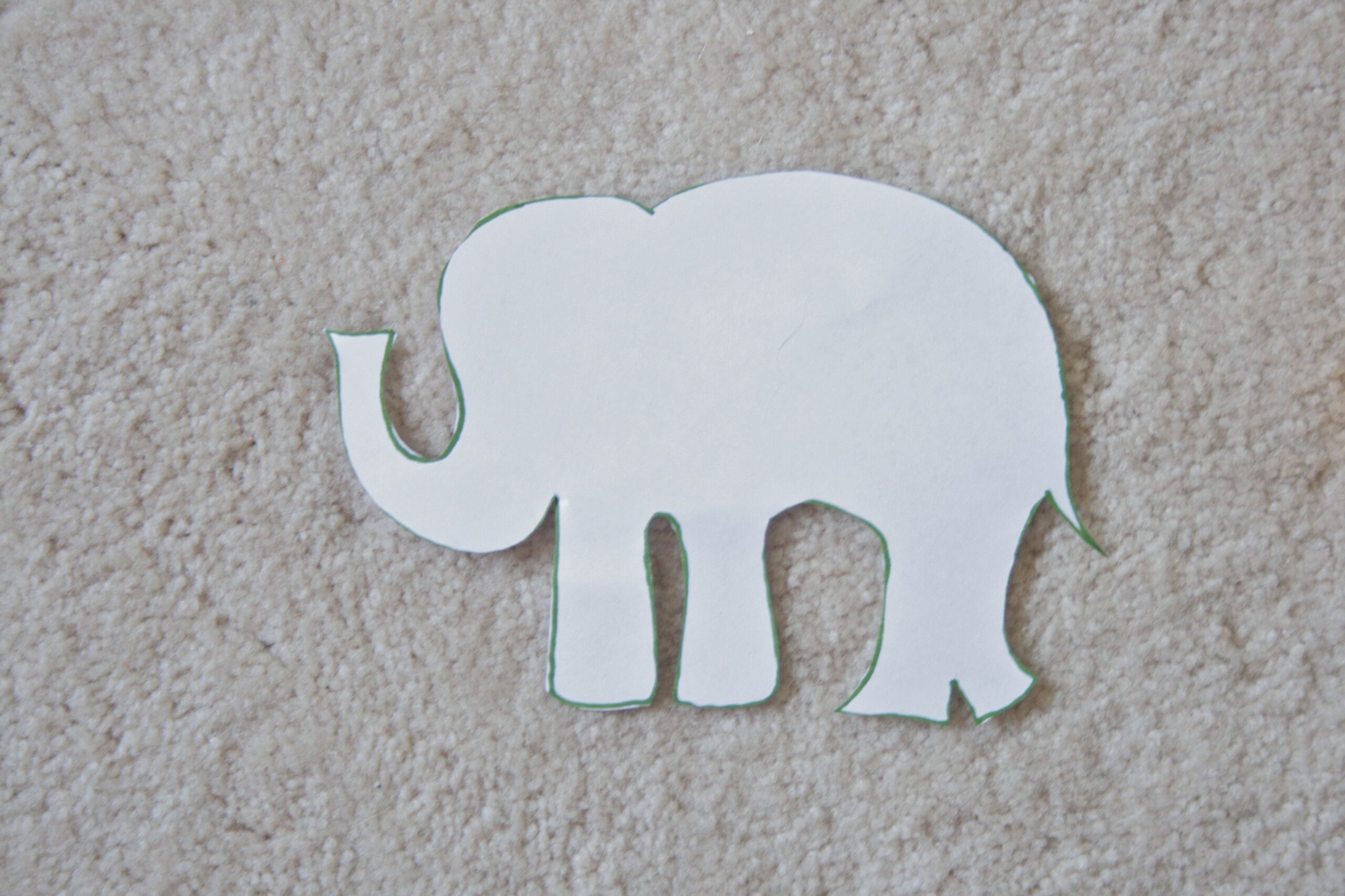 Free Printable Elephant Stencils For Wall