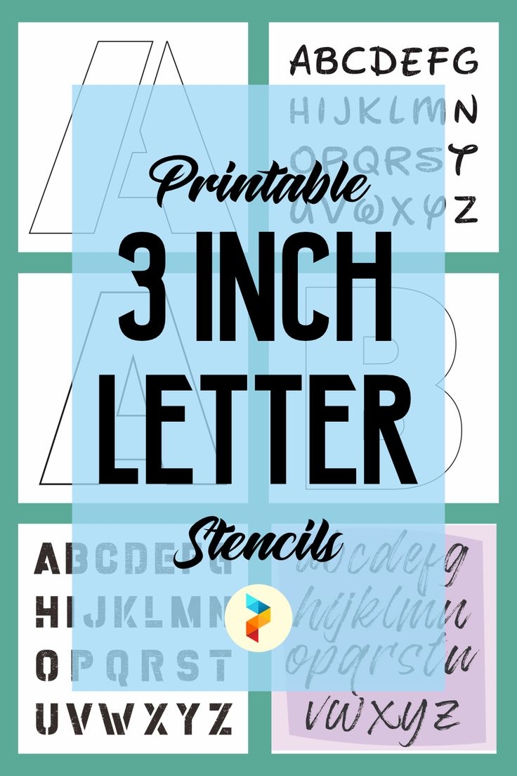 Free Printable Stencils Letters 3 Inch
