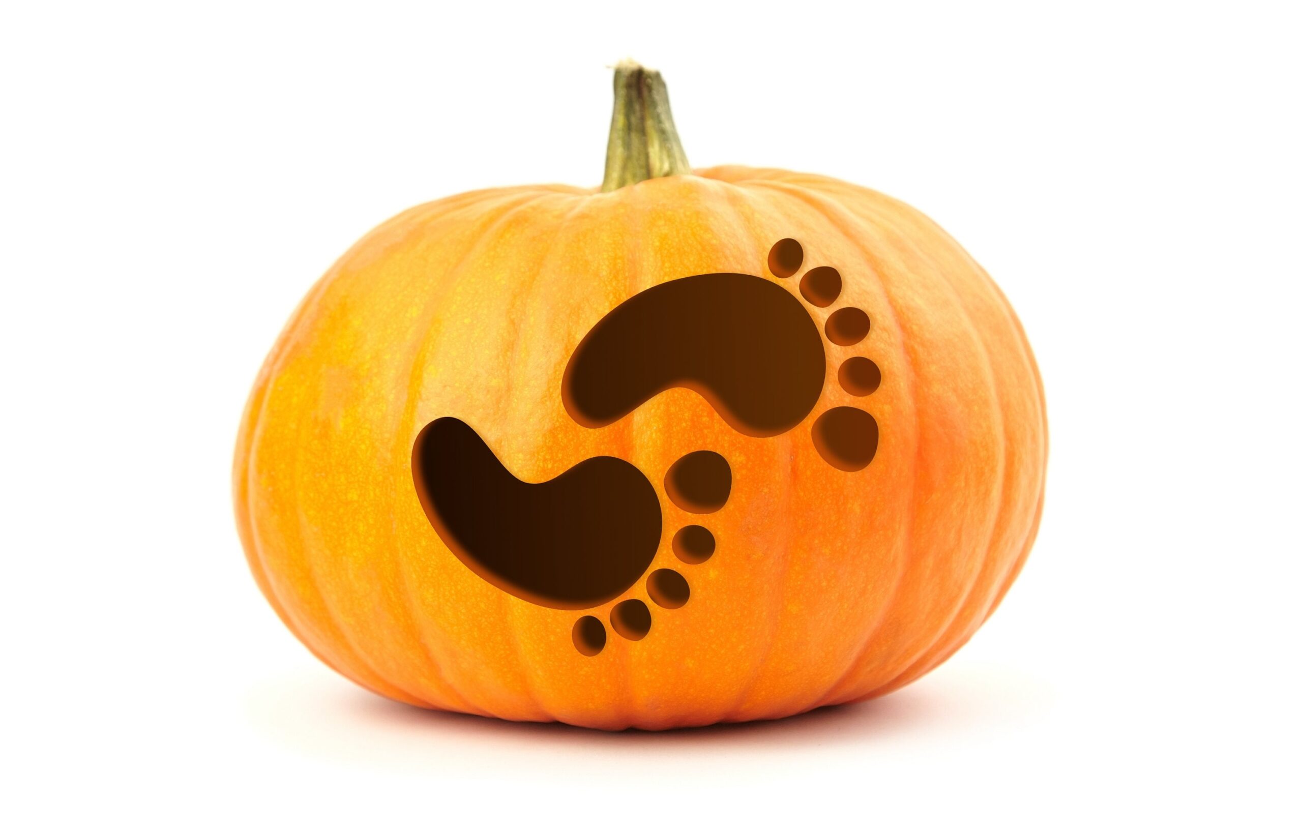 Pumpkin Stencil Printable Free Pregnant