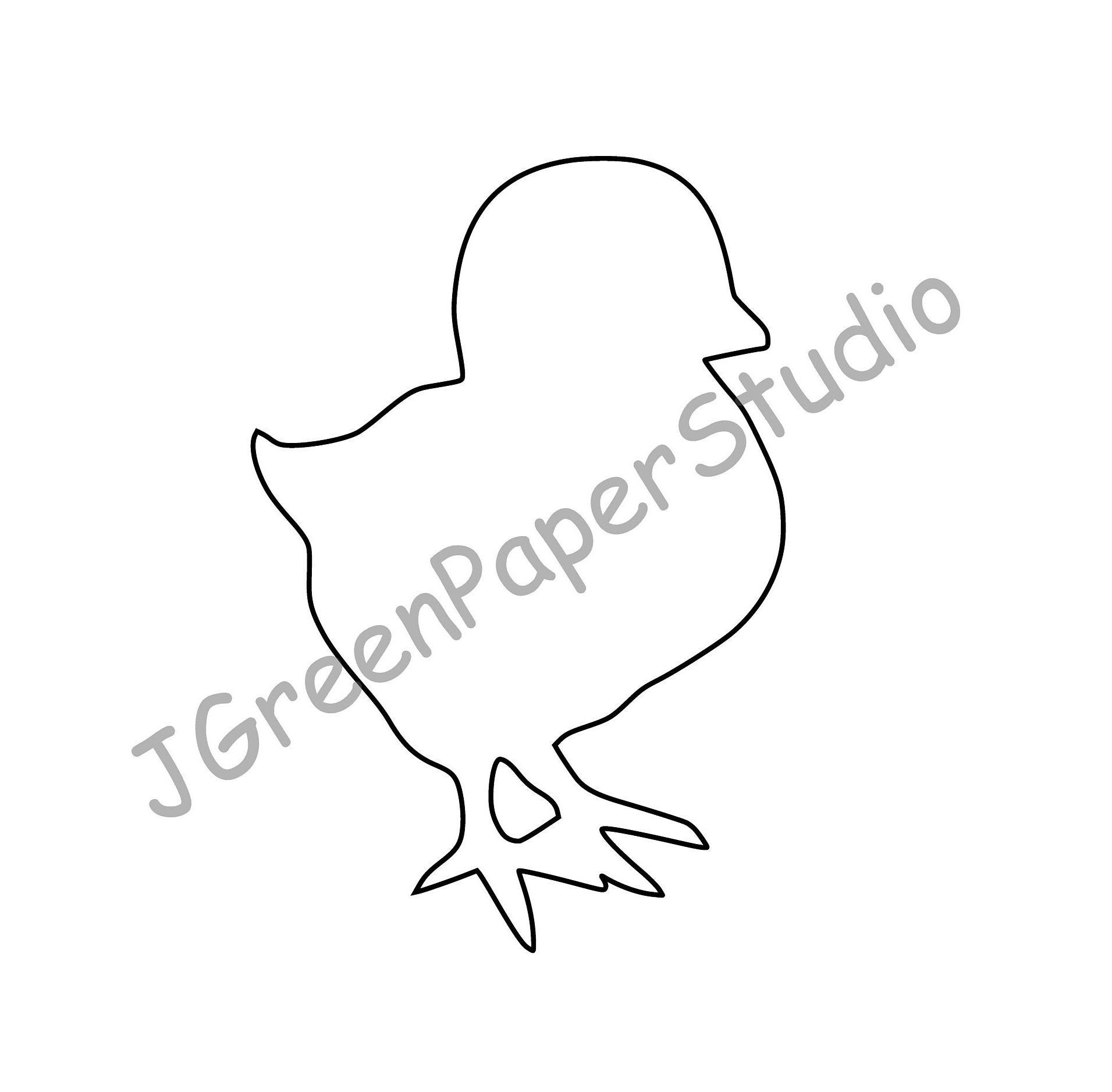Scrapbooking Stencils Chick Free Printable