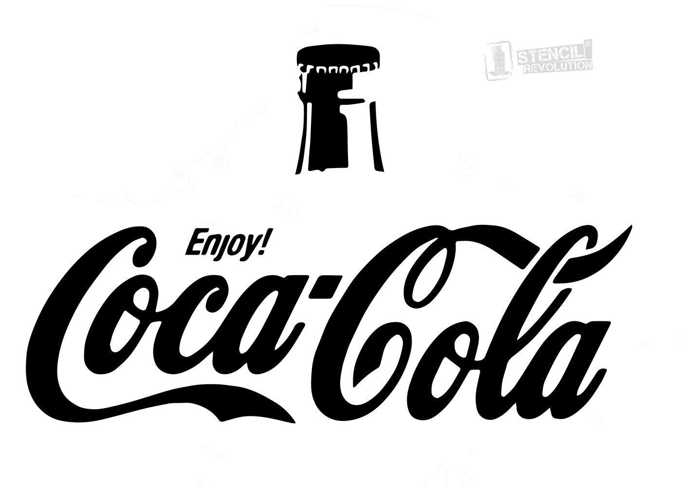 Coca Cola Stencil Free Printable
