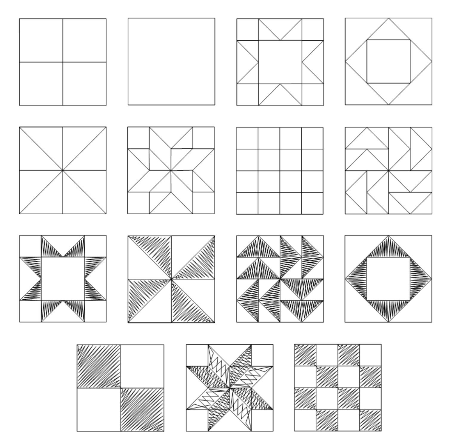 Free Printable Stencils For Patchwork Quilting