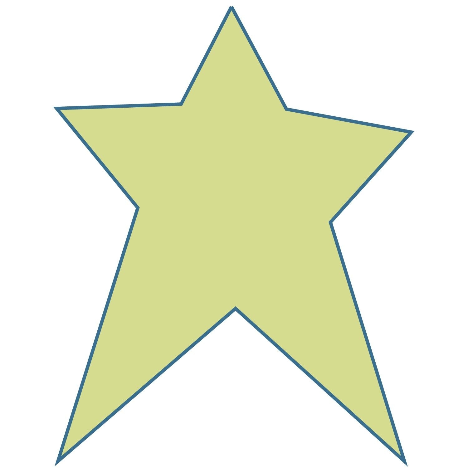 Free Primitive Star Stencil Printable