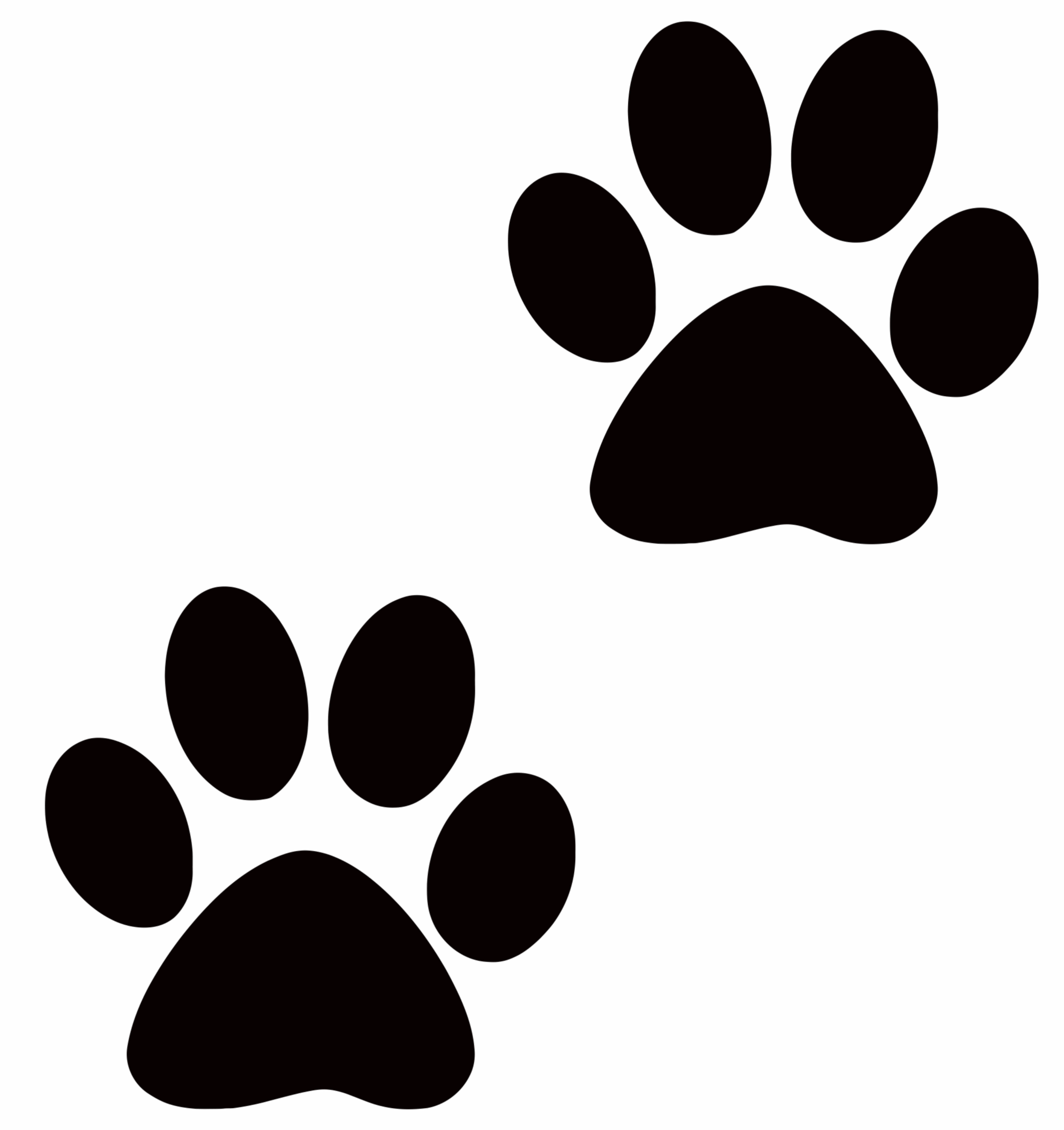 Free Printable Dog Paw Print Stencil