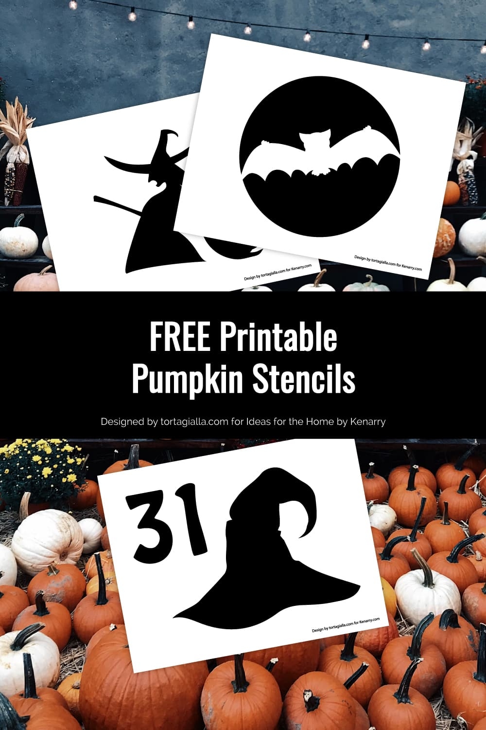 Free Printable Bat Pumpkin Stencils