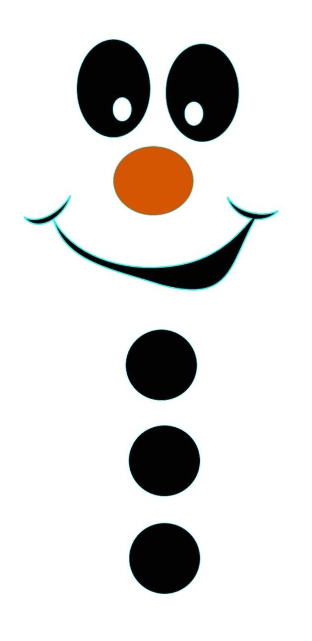 Printable Snowman Faces Christmas Stencils Xmas Crafts