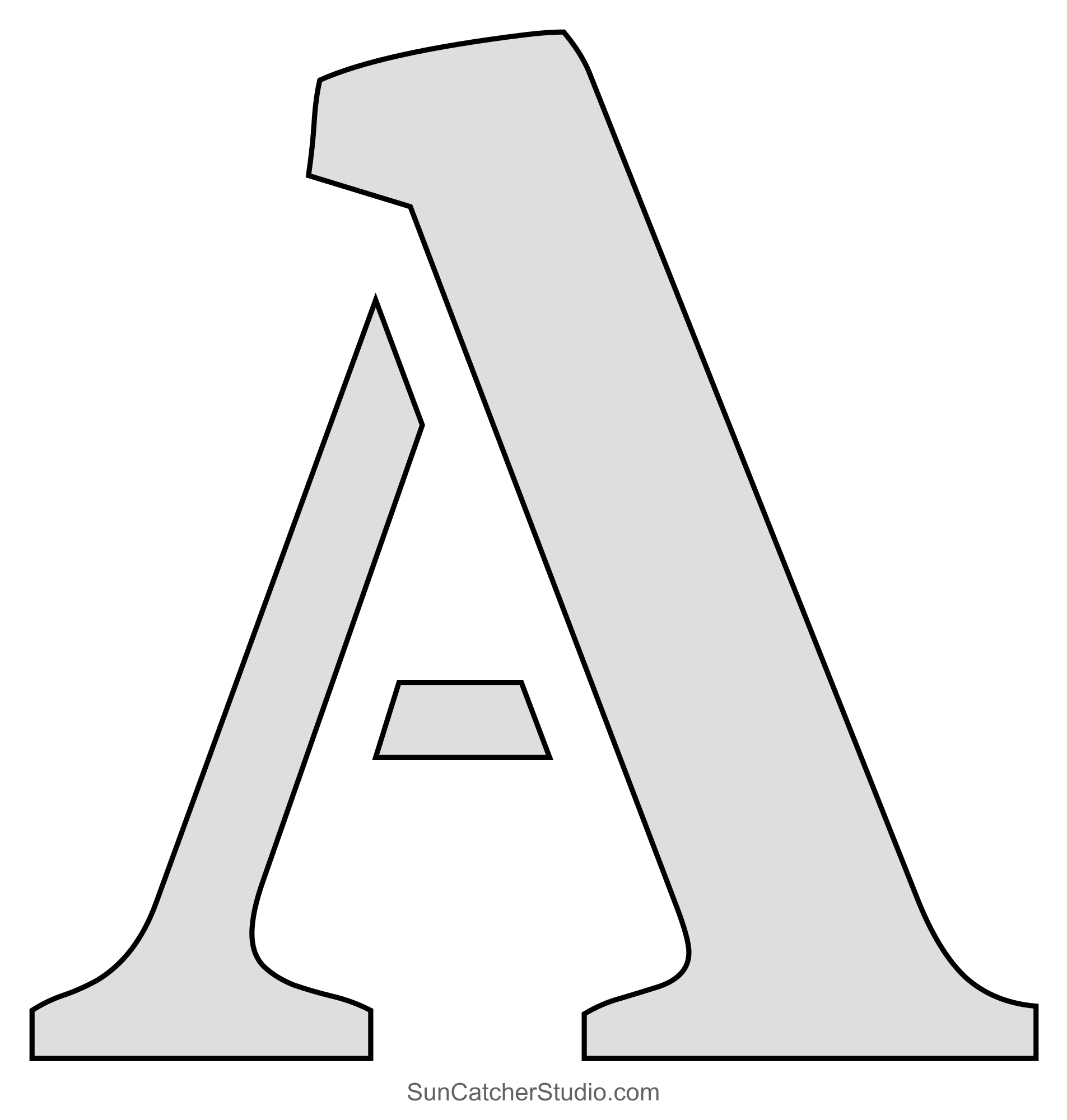 Free Downloadable And Printable Stencil Letters