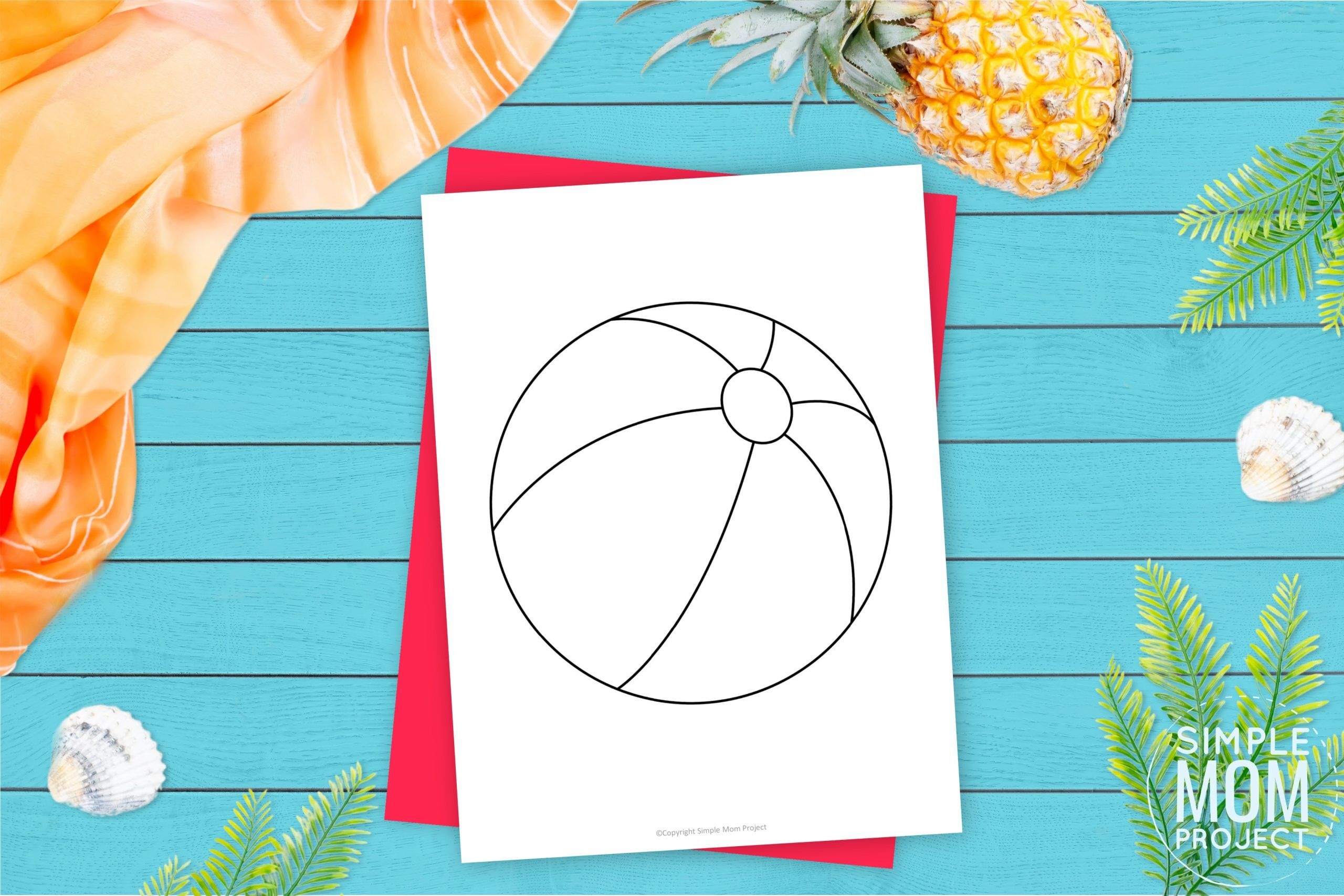Printable Summer And Beach Templates Simple Mom Project
