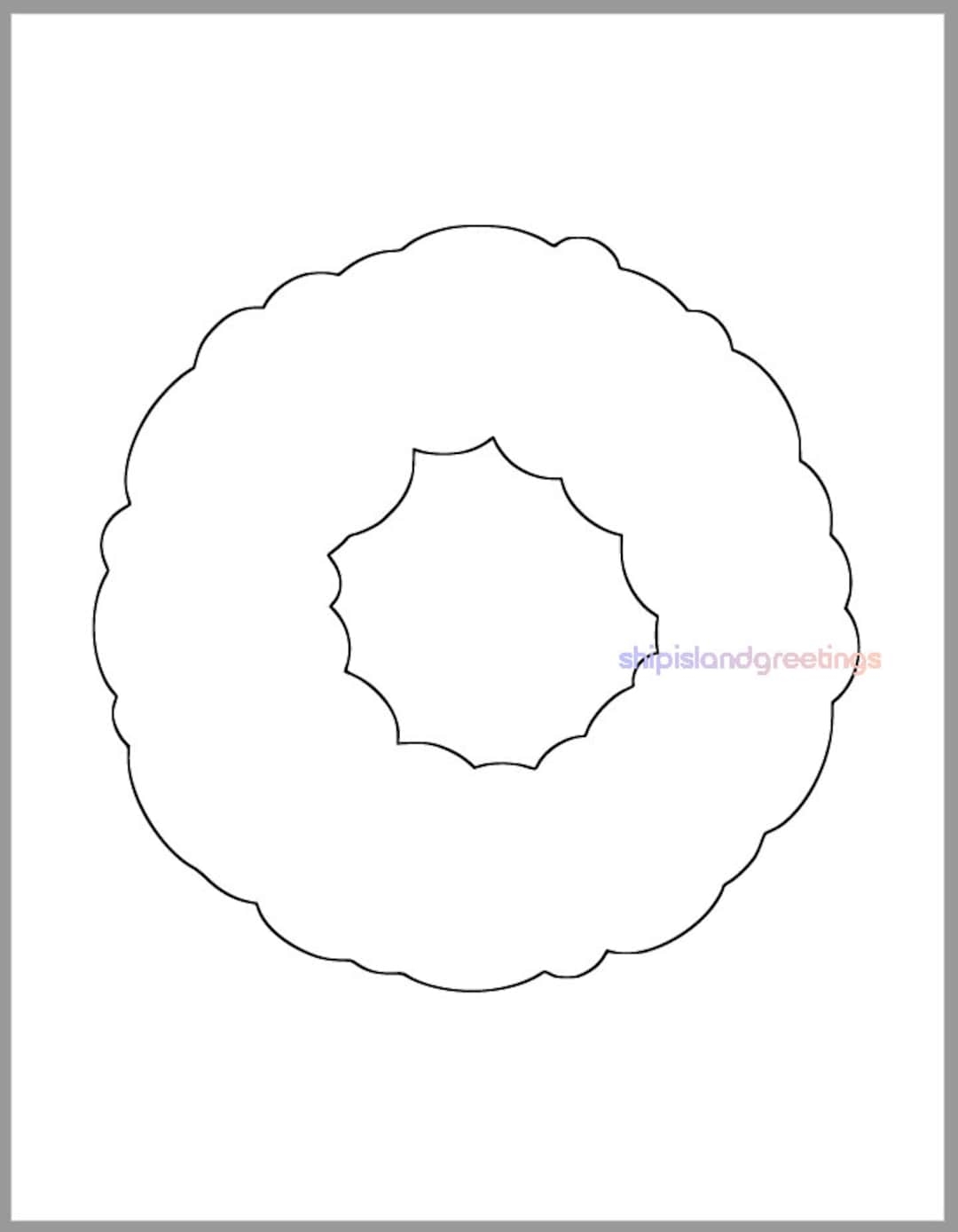 Free Printable Wreath Stencils