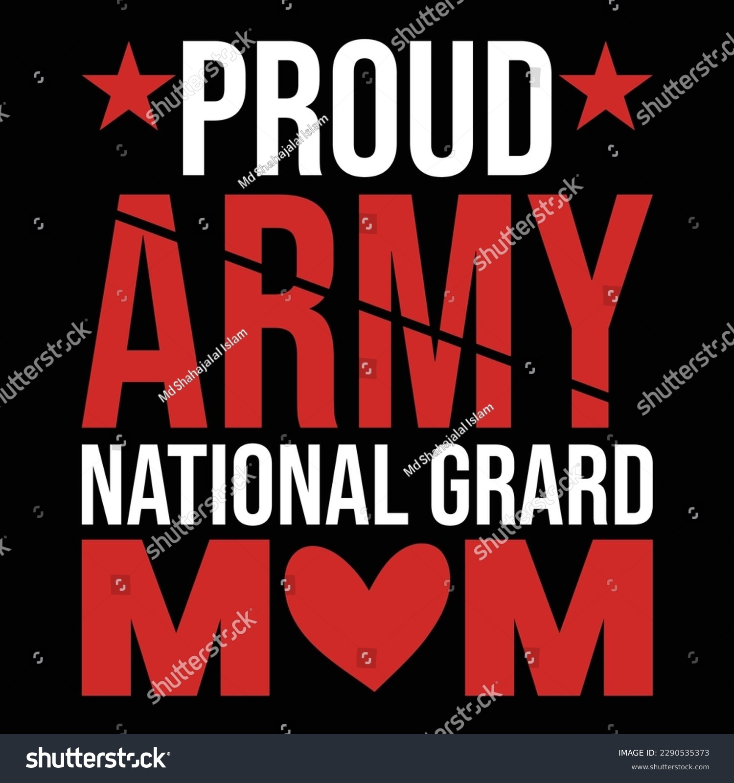 Free Proud Army Mom Stencil Printable