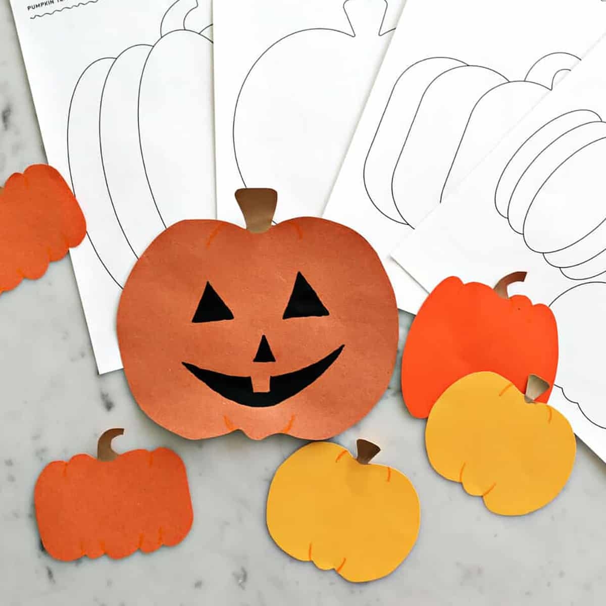 Paintable Pumpkin Face Stencils Free Printable