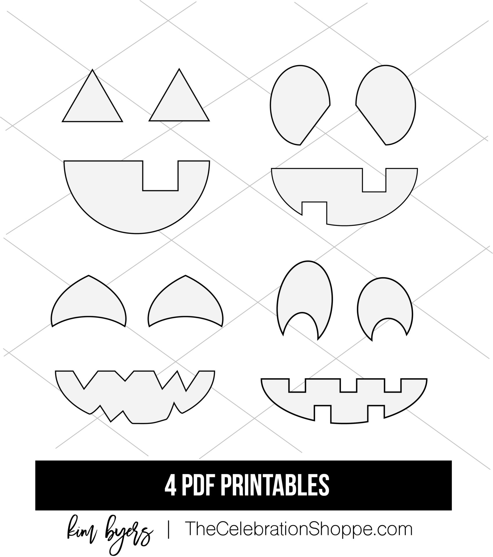 Free Pumpkin Stencils 2019 Printable
