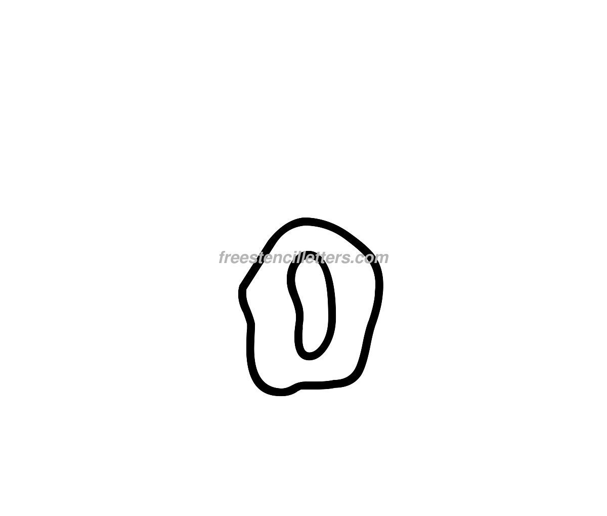 Free Printable Pumpkin Letter S Stencil