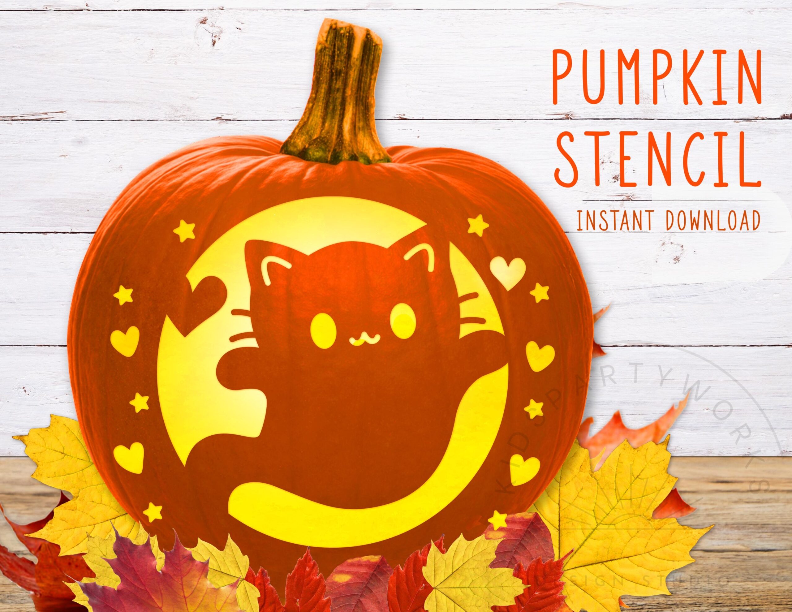 Pusheen With Pumpkin Etsy UK