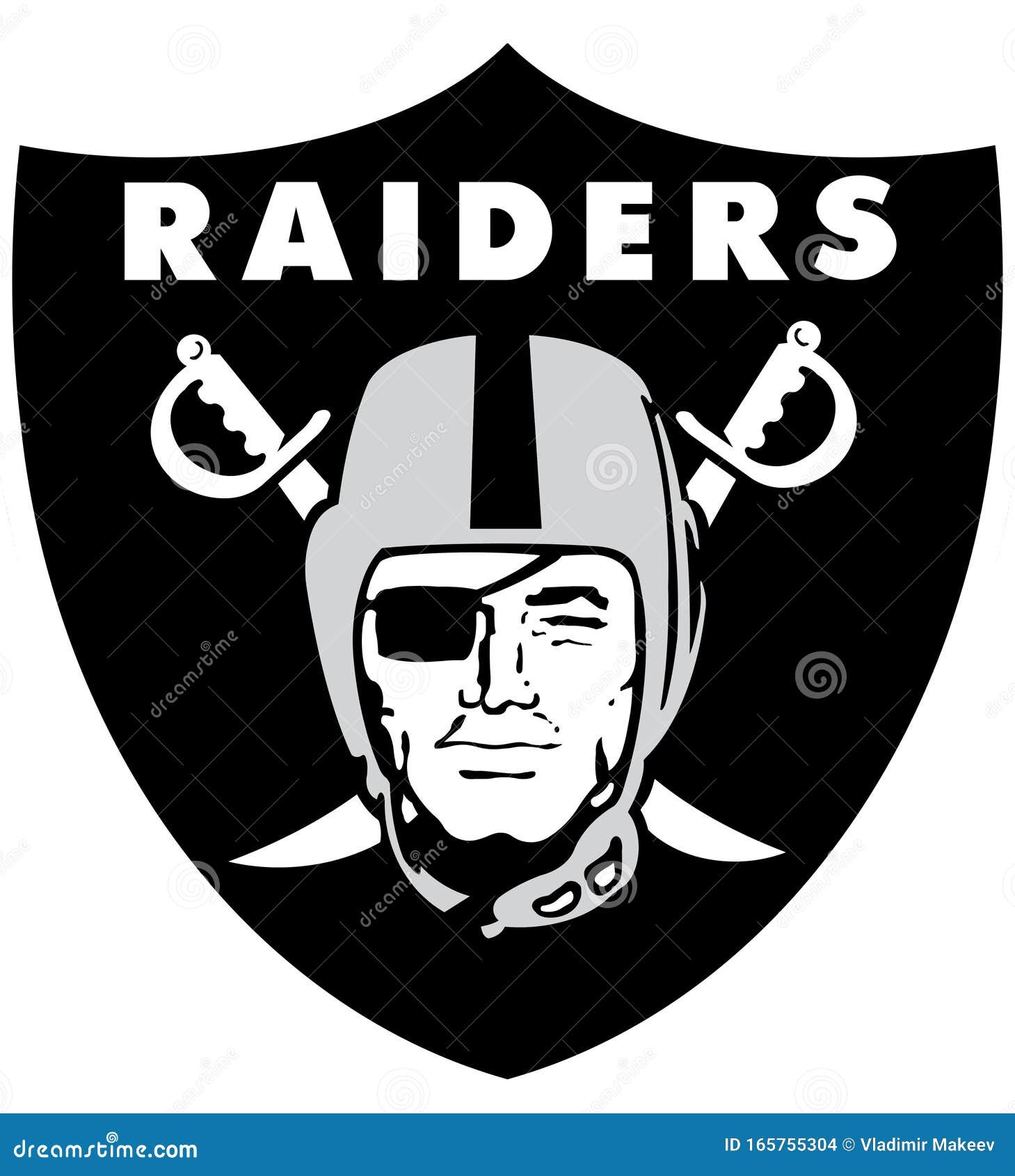 Free Printable Raiders Stencil Download