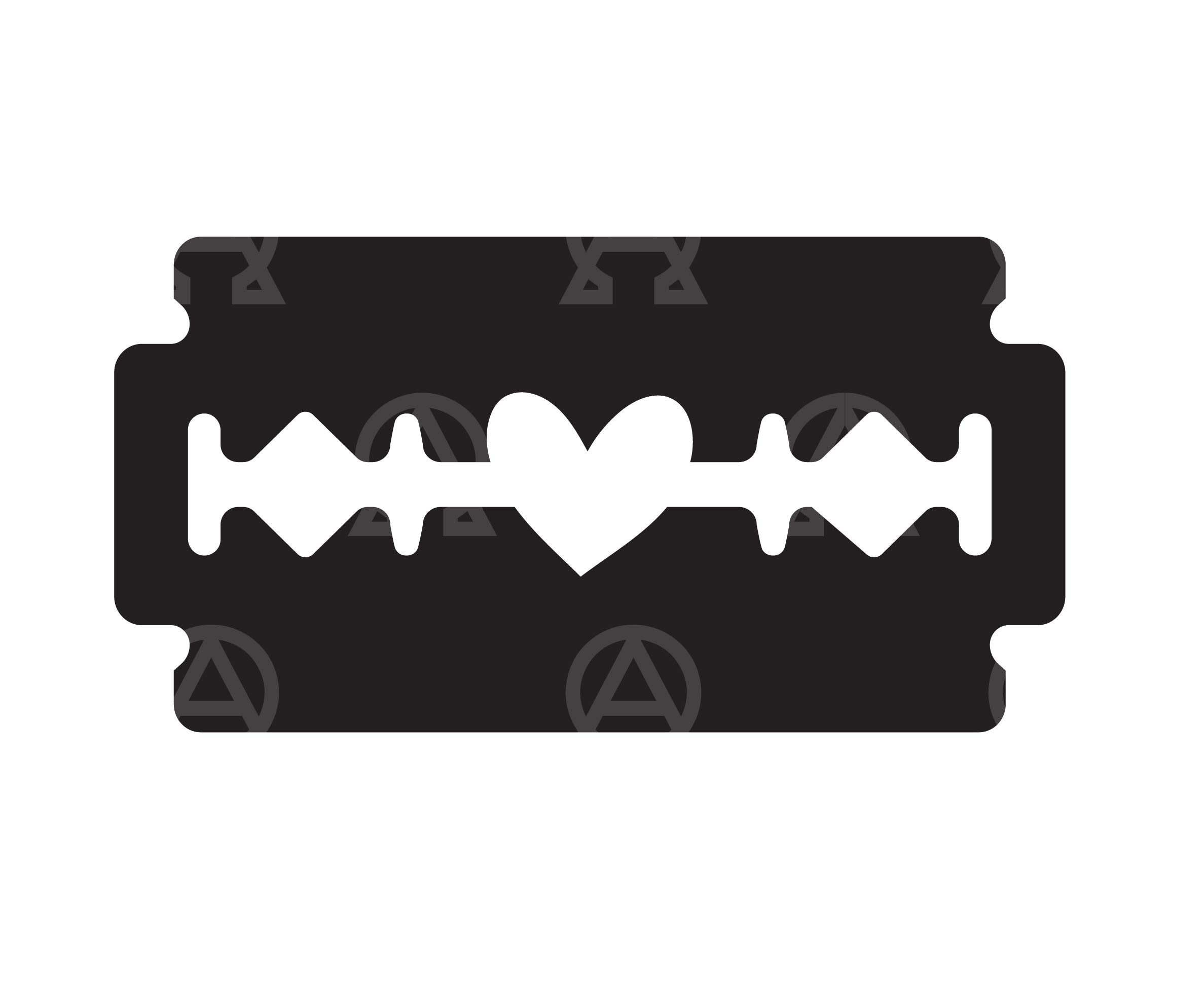 Razor Blade Svg Razor Blade Cut File Barber Shop Svg Shaving Razor Svg Razor Blade Heart Svg Shaving Razor Vector Silhouette Stencil Etsy