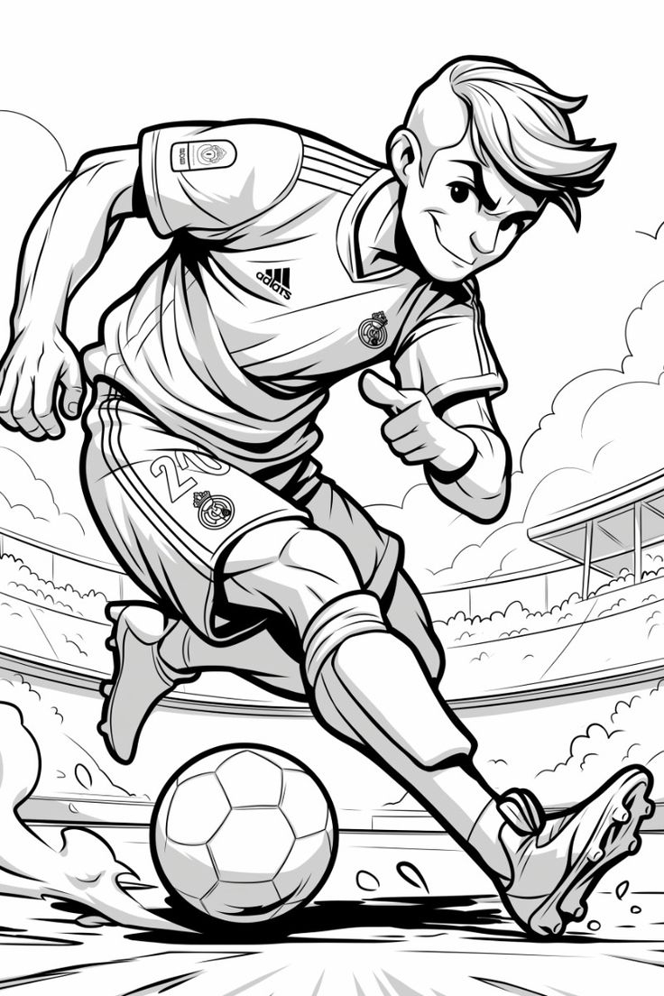 Free Printable Stencil Real Madrid