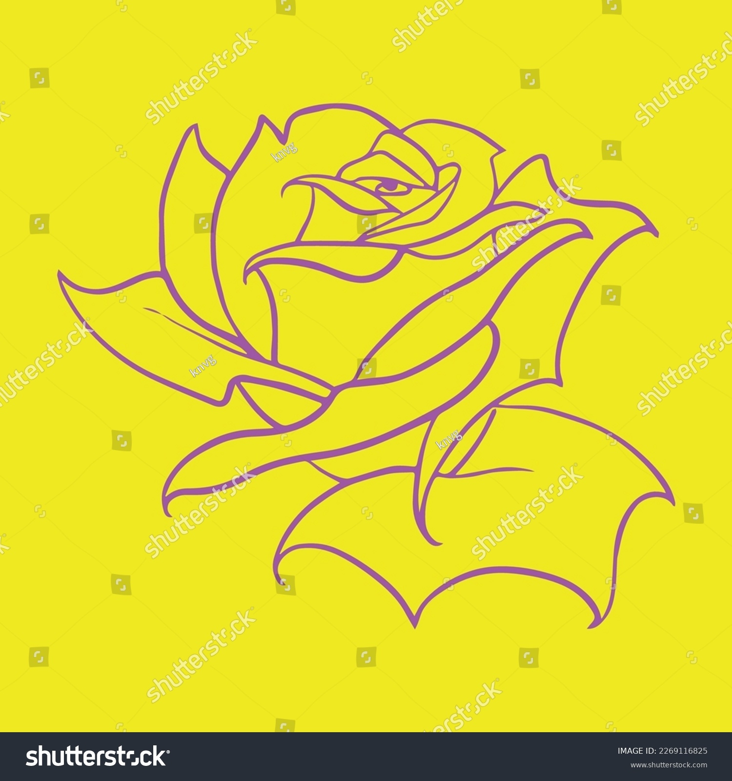 Rose Graphic Design Vector Illustrationart Tattoo Stock Vector Royalty Free 2269116825 Shutterstock