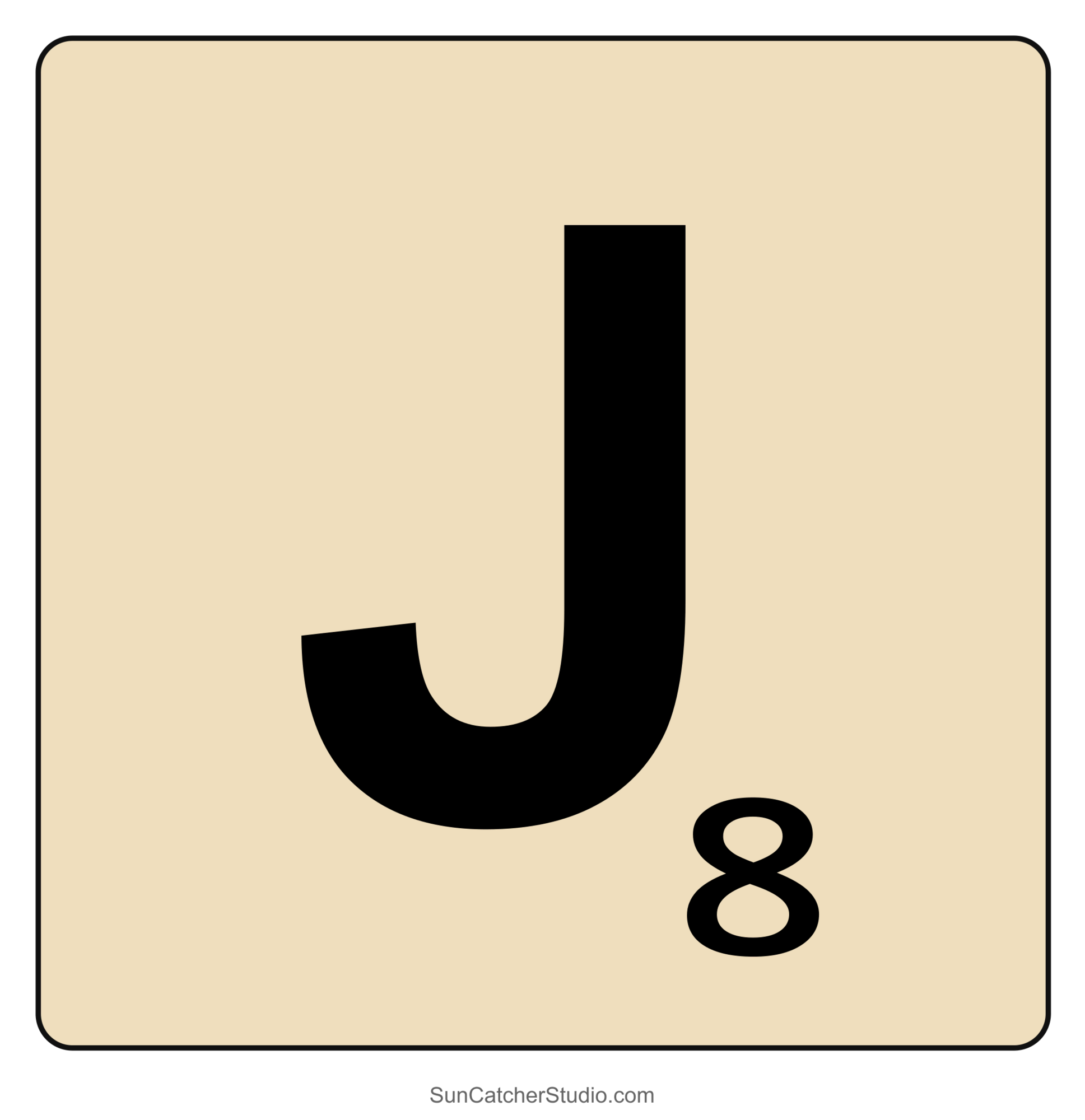 Free Printable Scrabble Tile Stencils