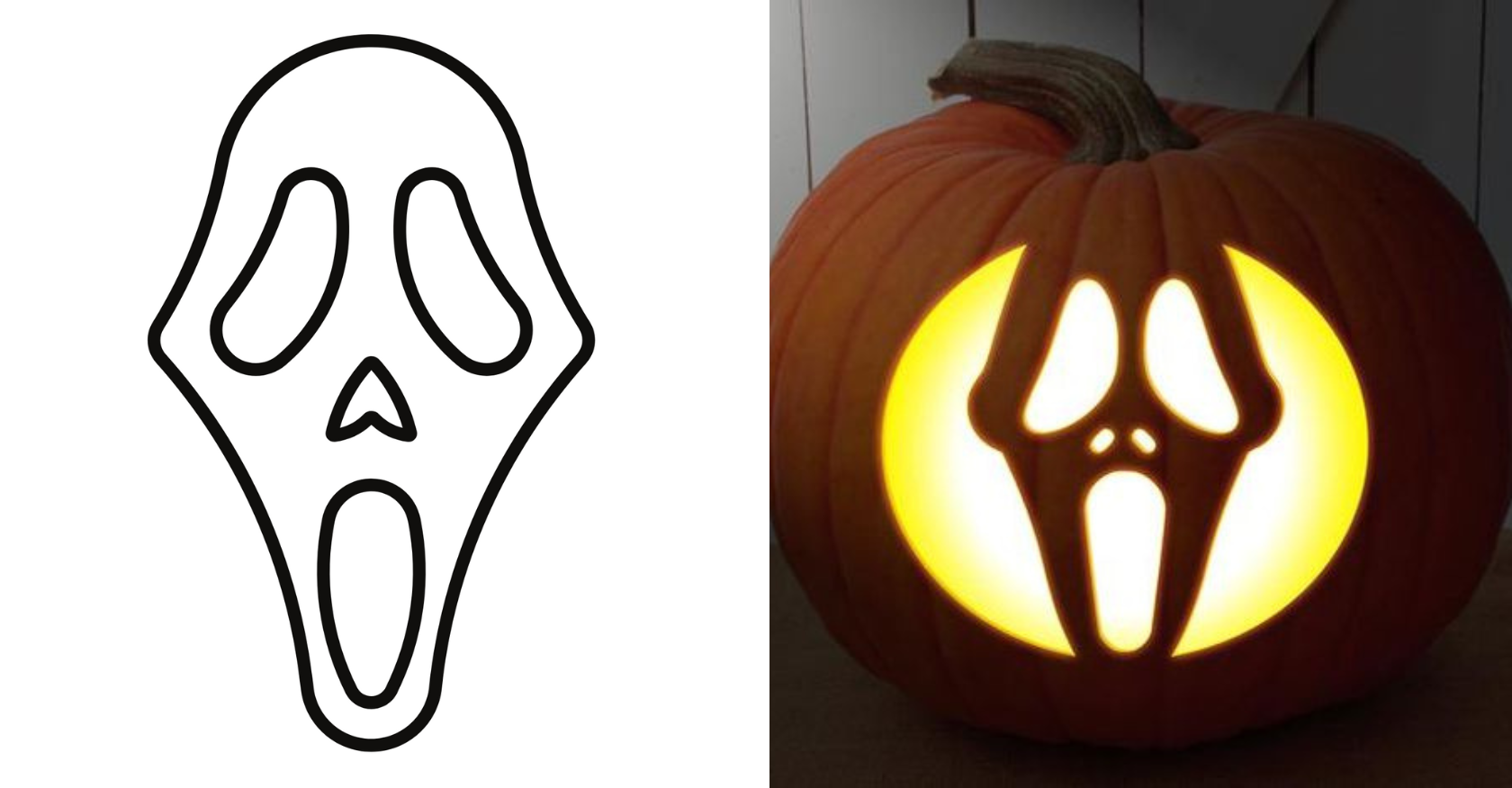 Hazard Pumpkin Stencil Free Printable