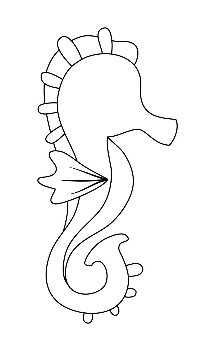 Seahorse Pattern 10 Free PDF Printables Printablee