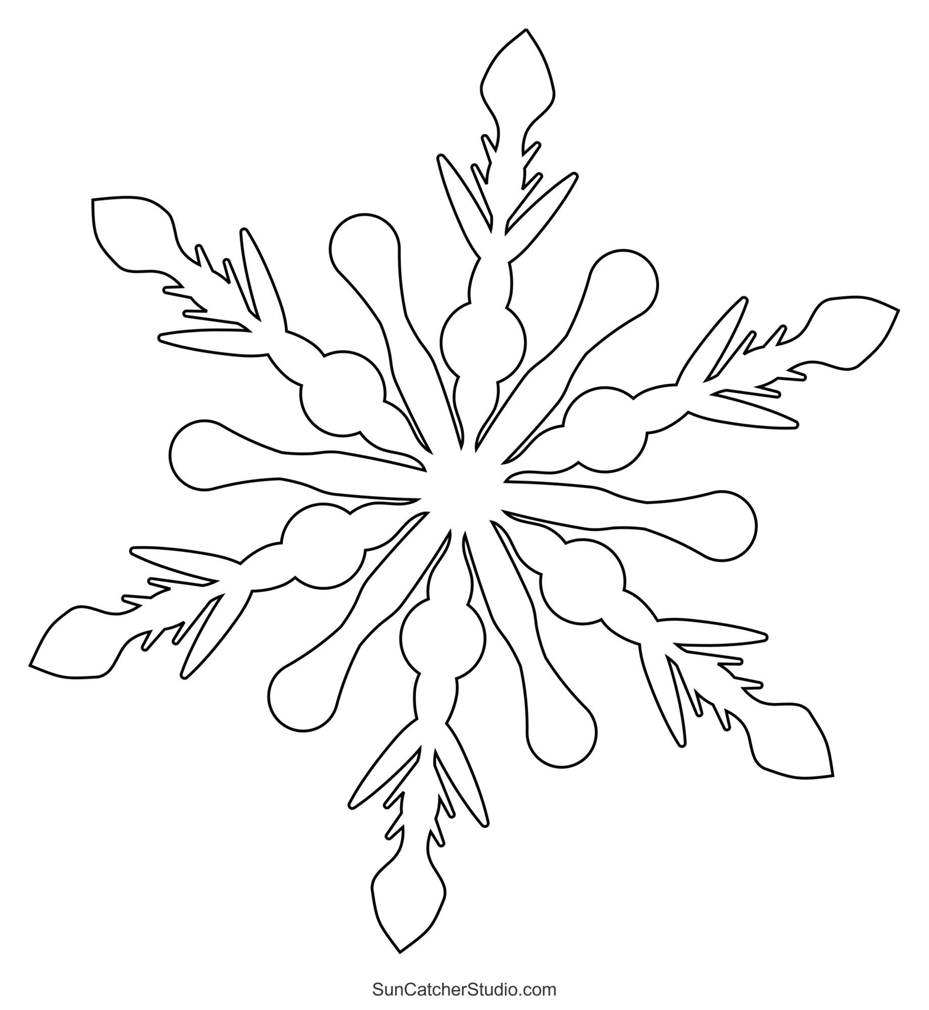 Snowflake Templates Printable Stencils And Patterns Free Printables Monograms Design Tools Patterns DIY Projects