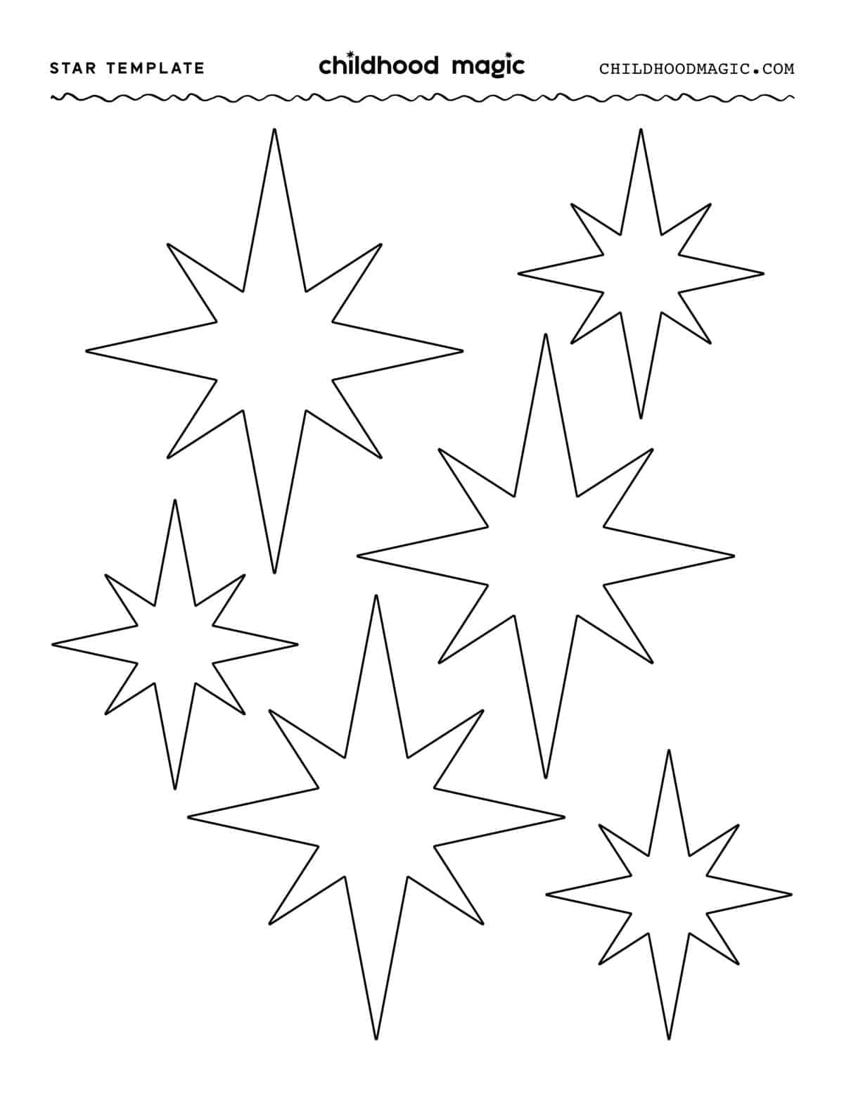 Star Stencil Printable Free